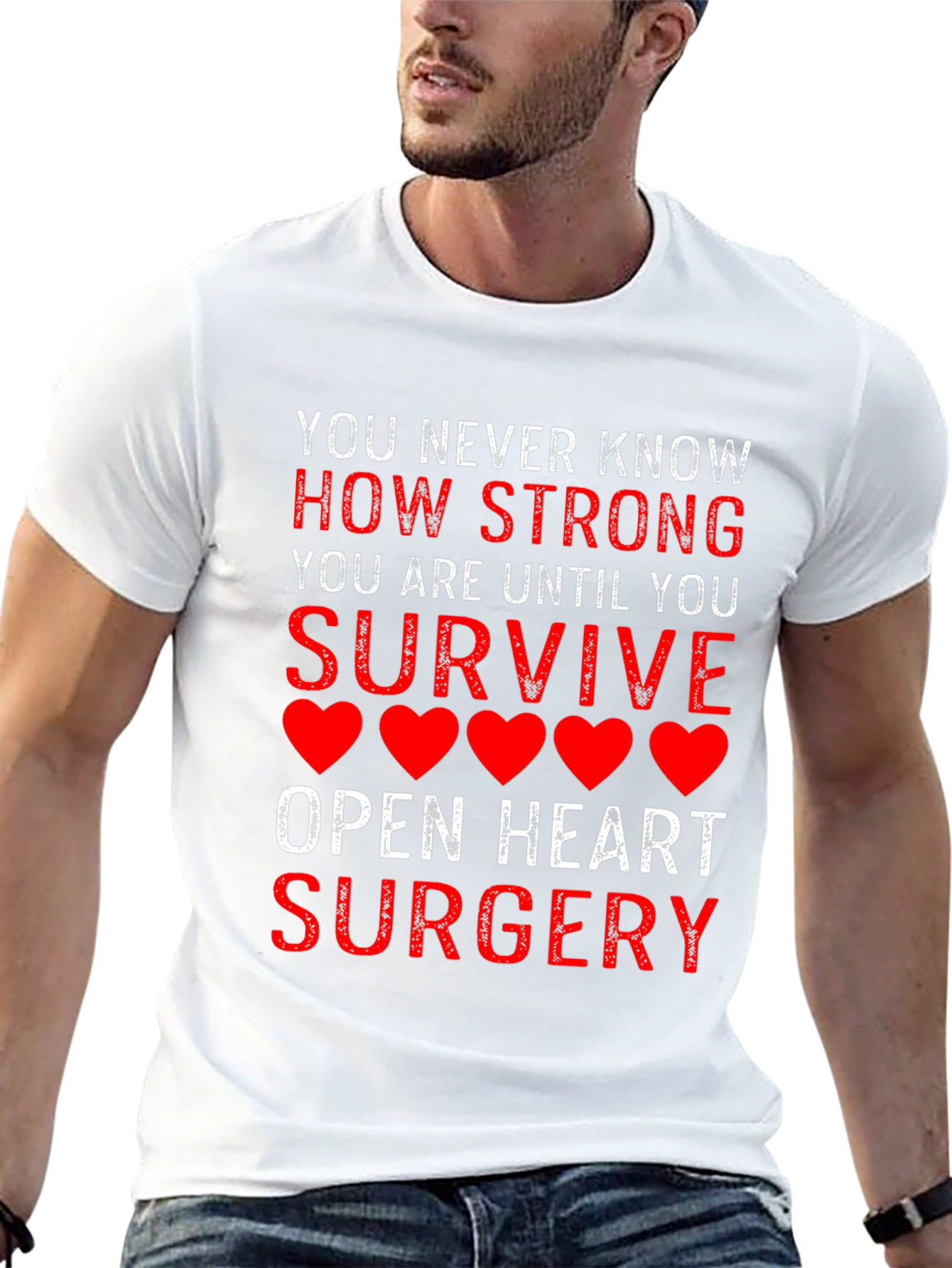 Strong Survivor Open Heart Surgery Tee
