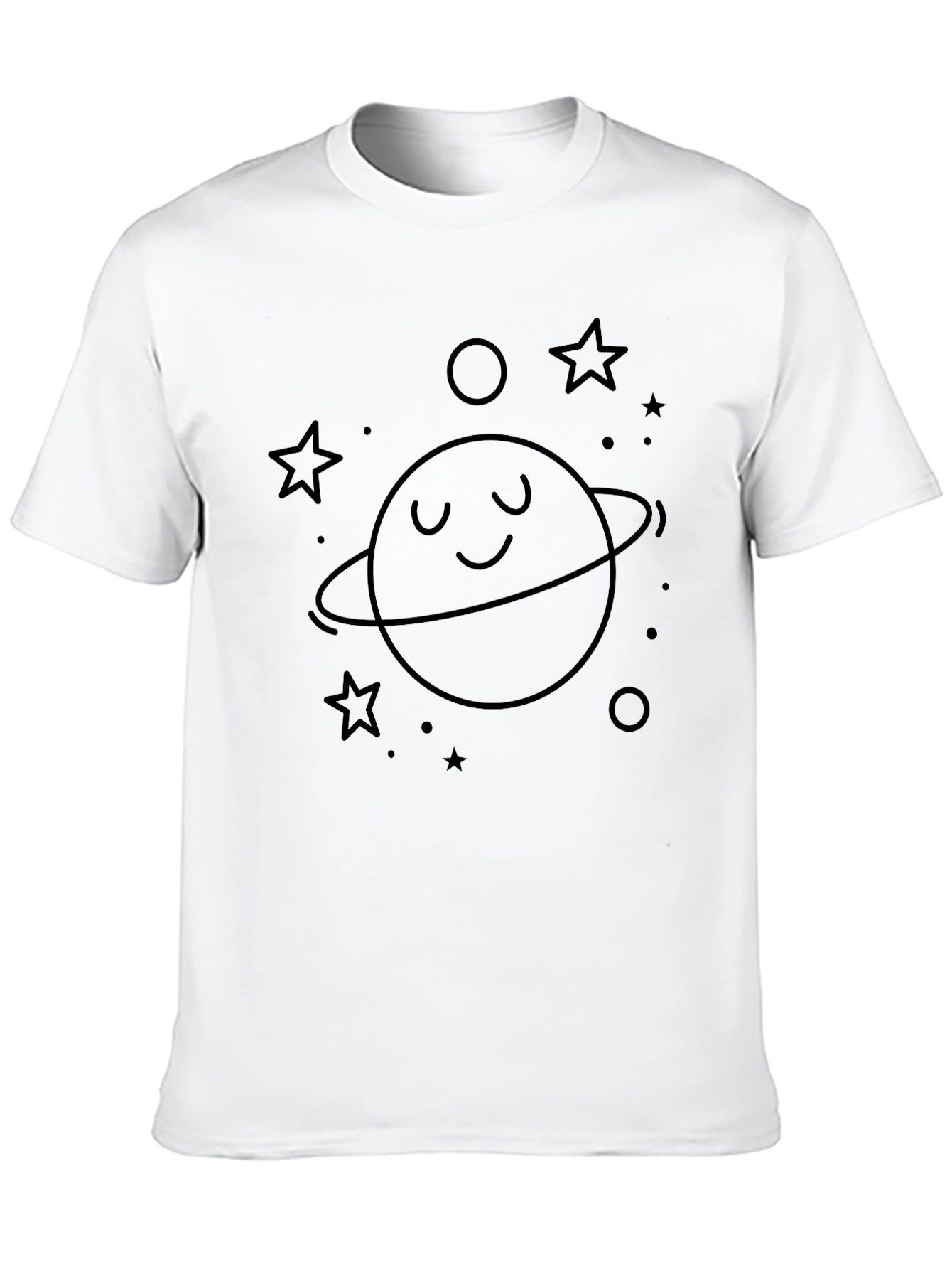 Whimsical Planet Graphic T-Shirt