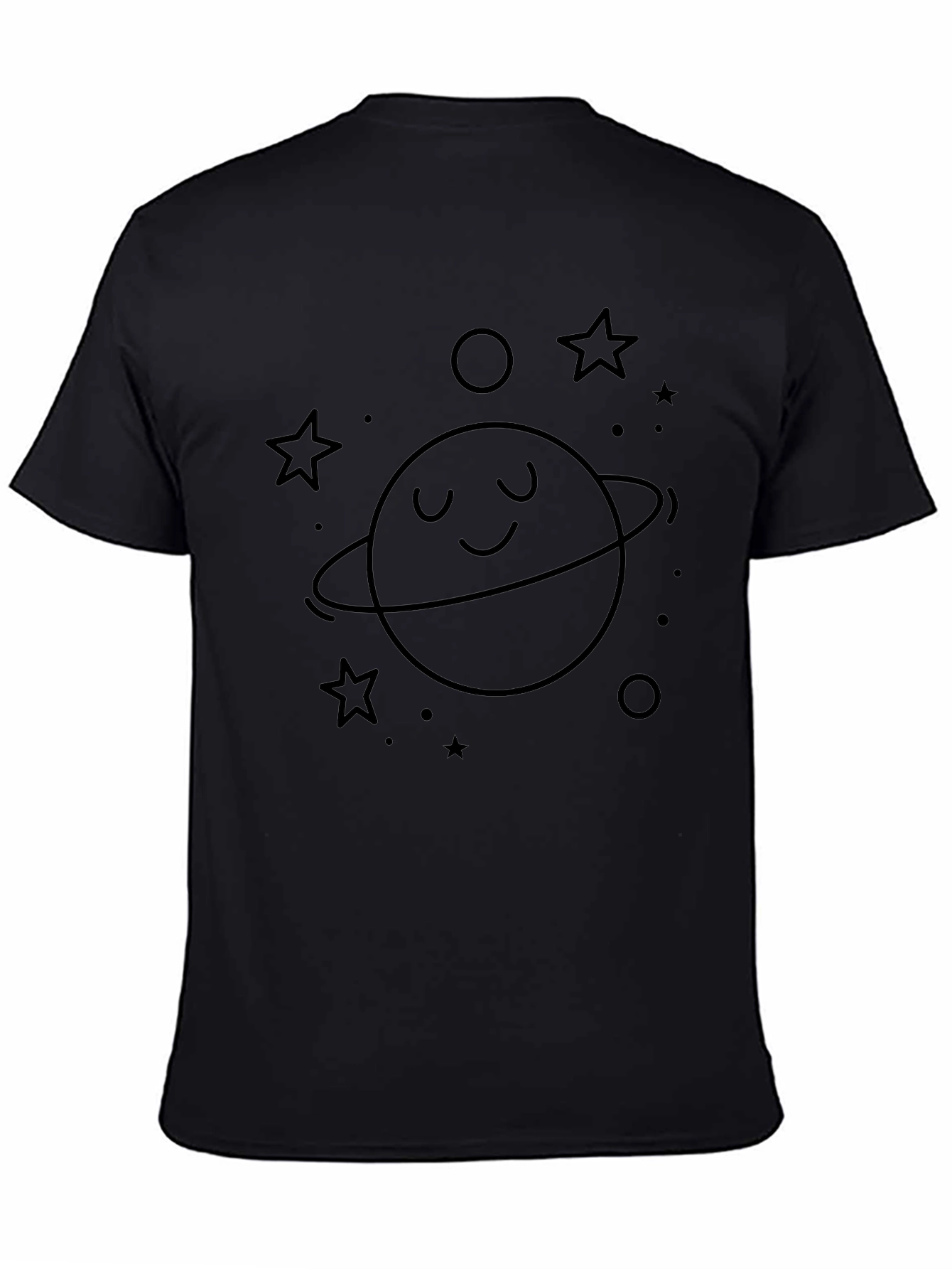 Whimsical Planet Graphic T-Shirt