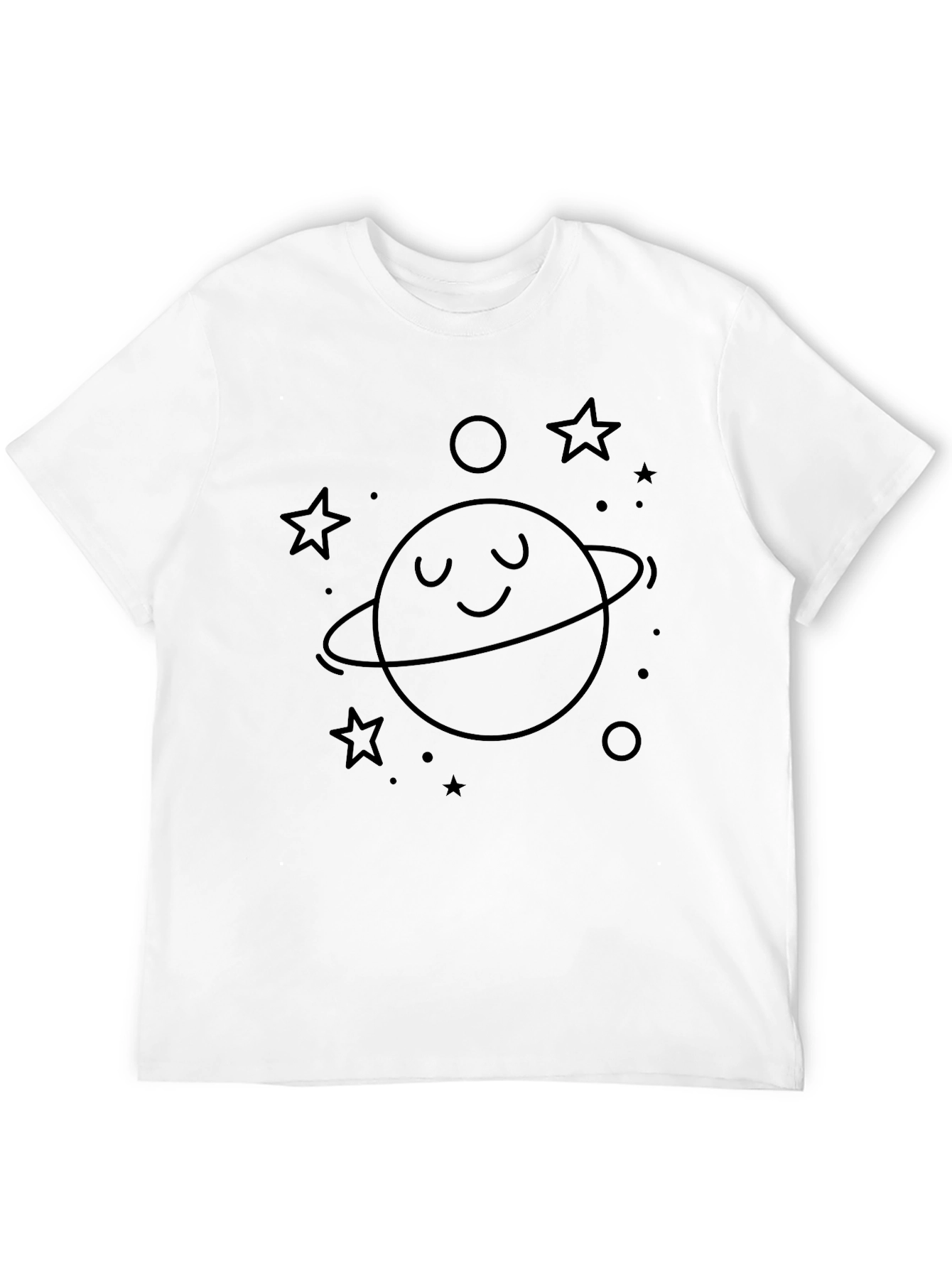 Whimsical Planet Graphic T-Shirt