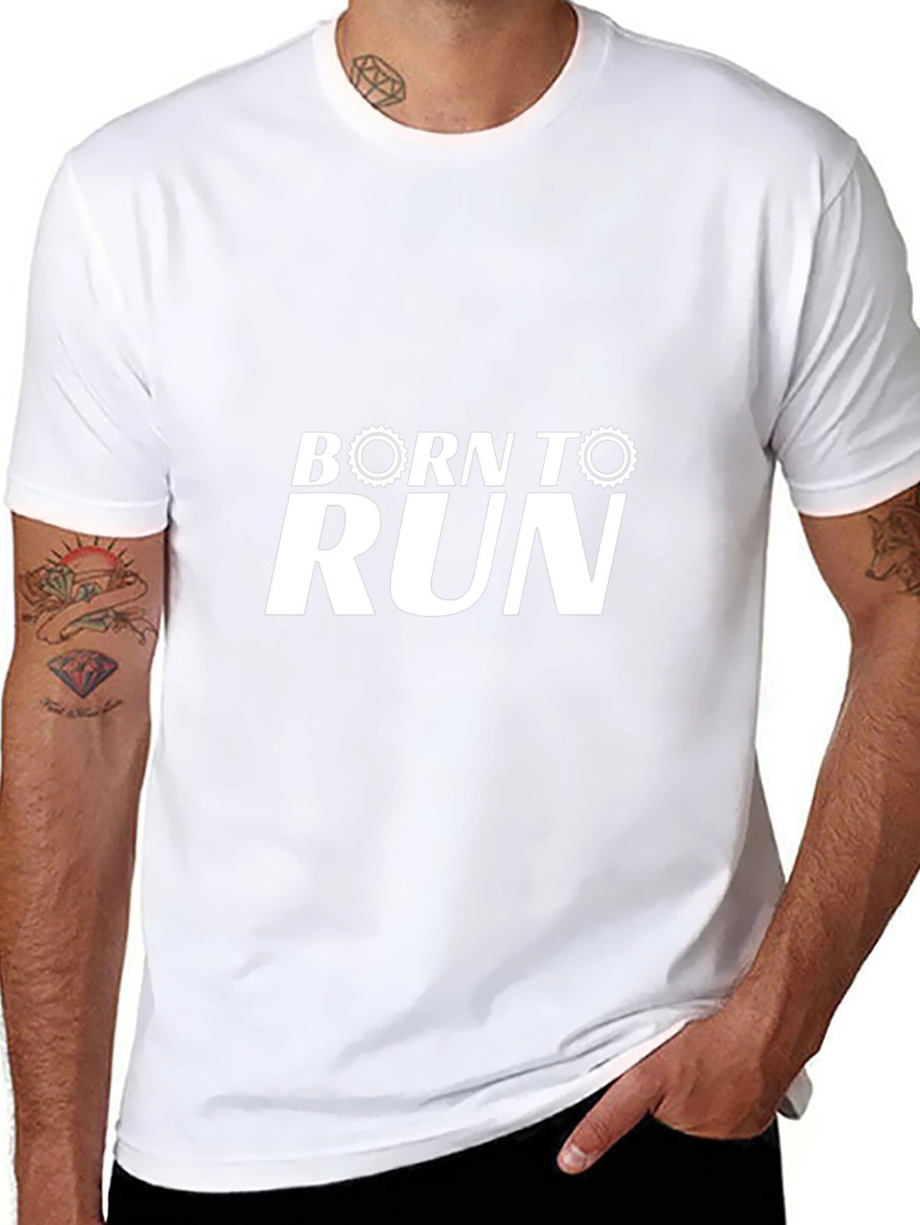 Born To Run Black T-Shirt