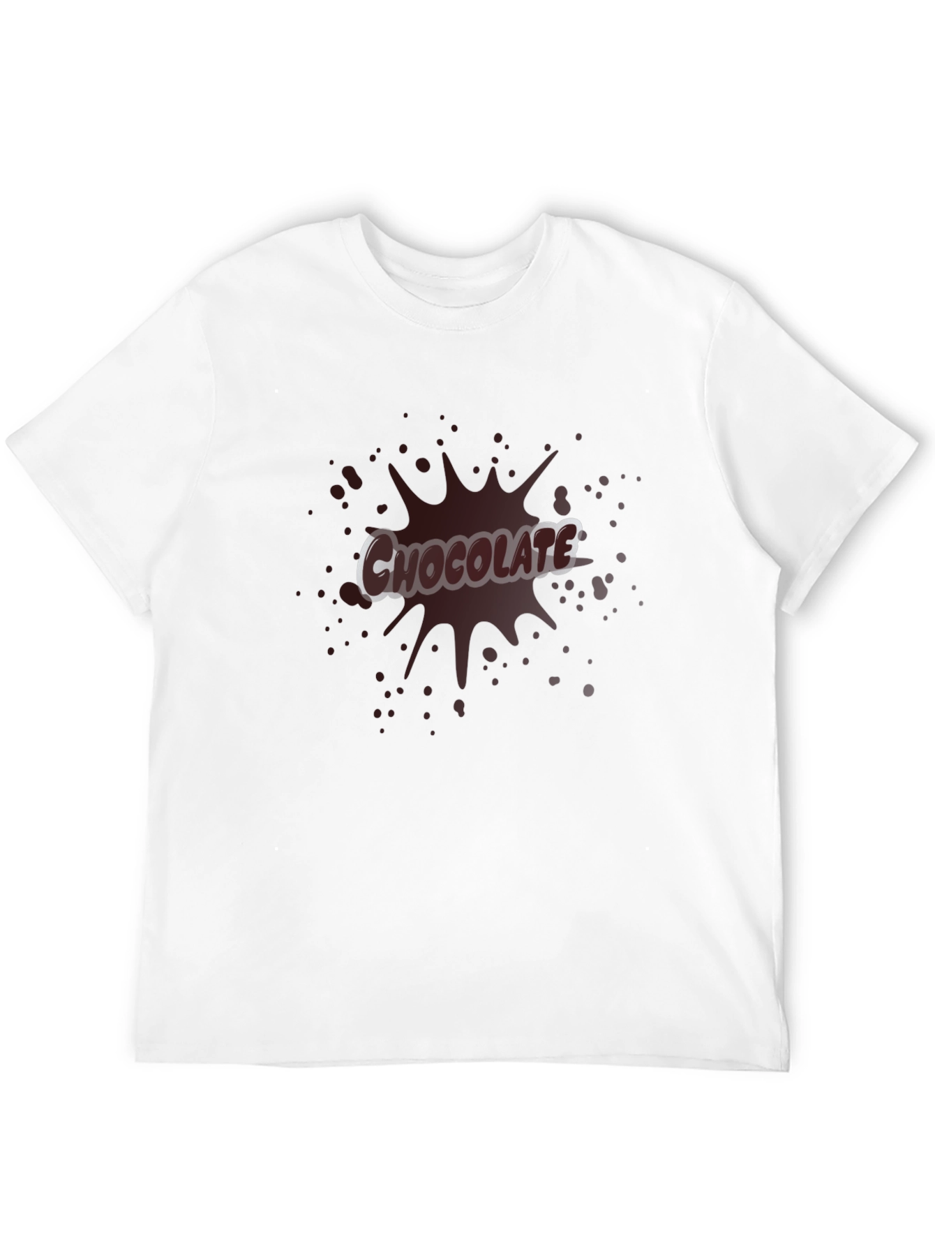 Chocolate Splash Graphic Tee - Black