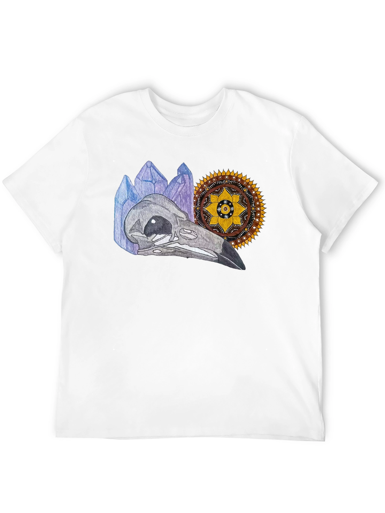 Mystic Skull Graphic Tee - Black