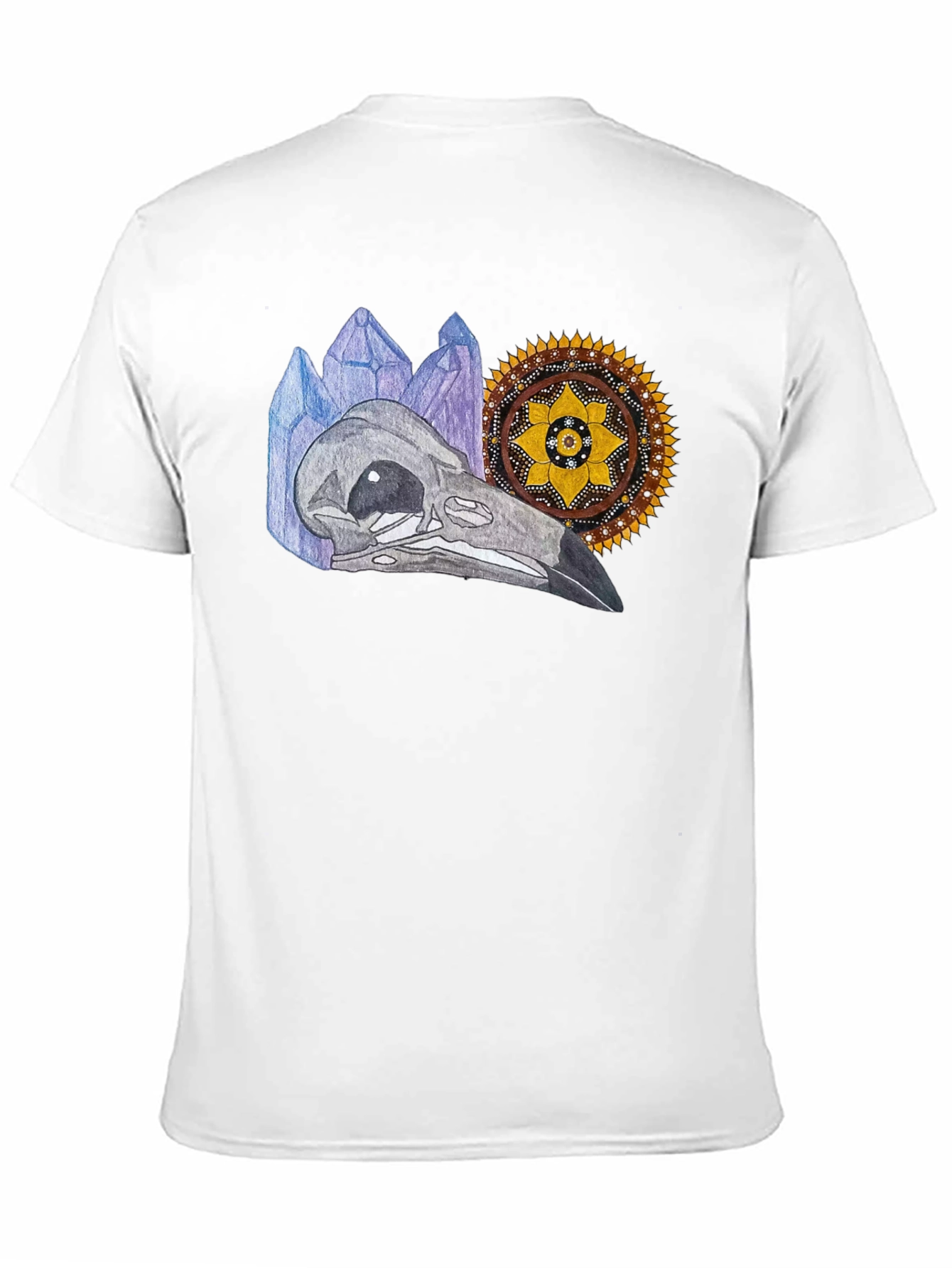 Mystic Skull Graphic Tee - Black