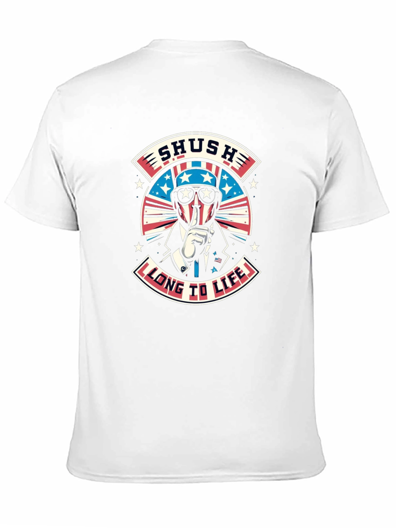 Patriotic Shush Graphic Tee - Long To Life