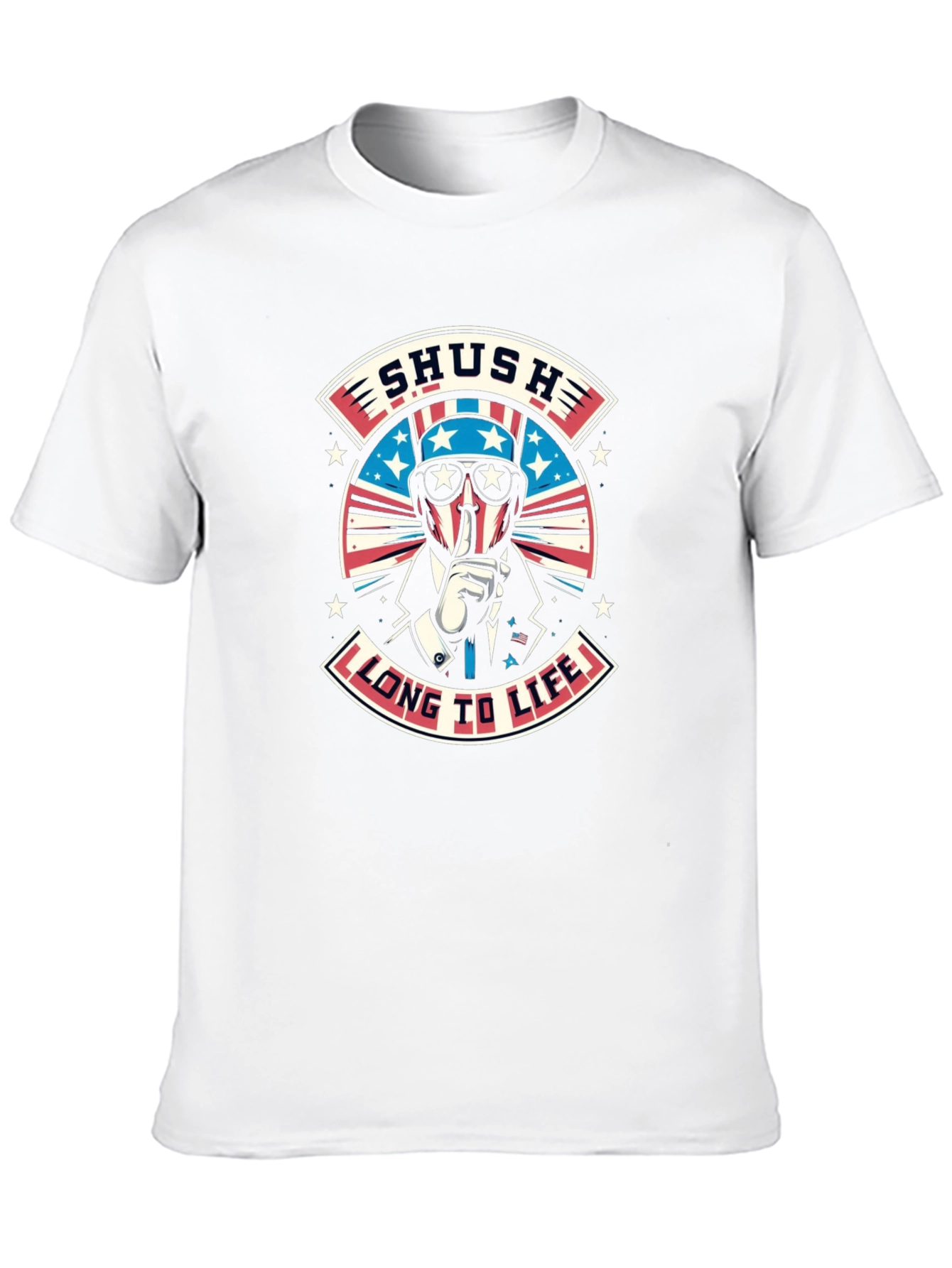 Patriotic Shush Graphic Tee - Long To Life