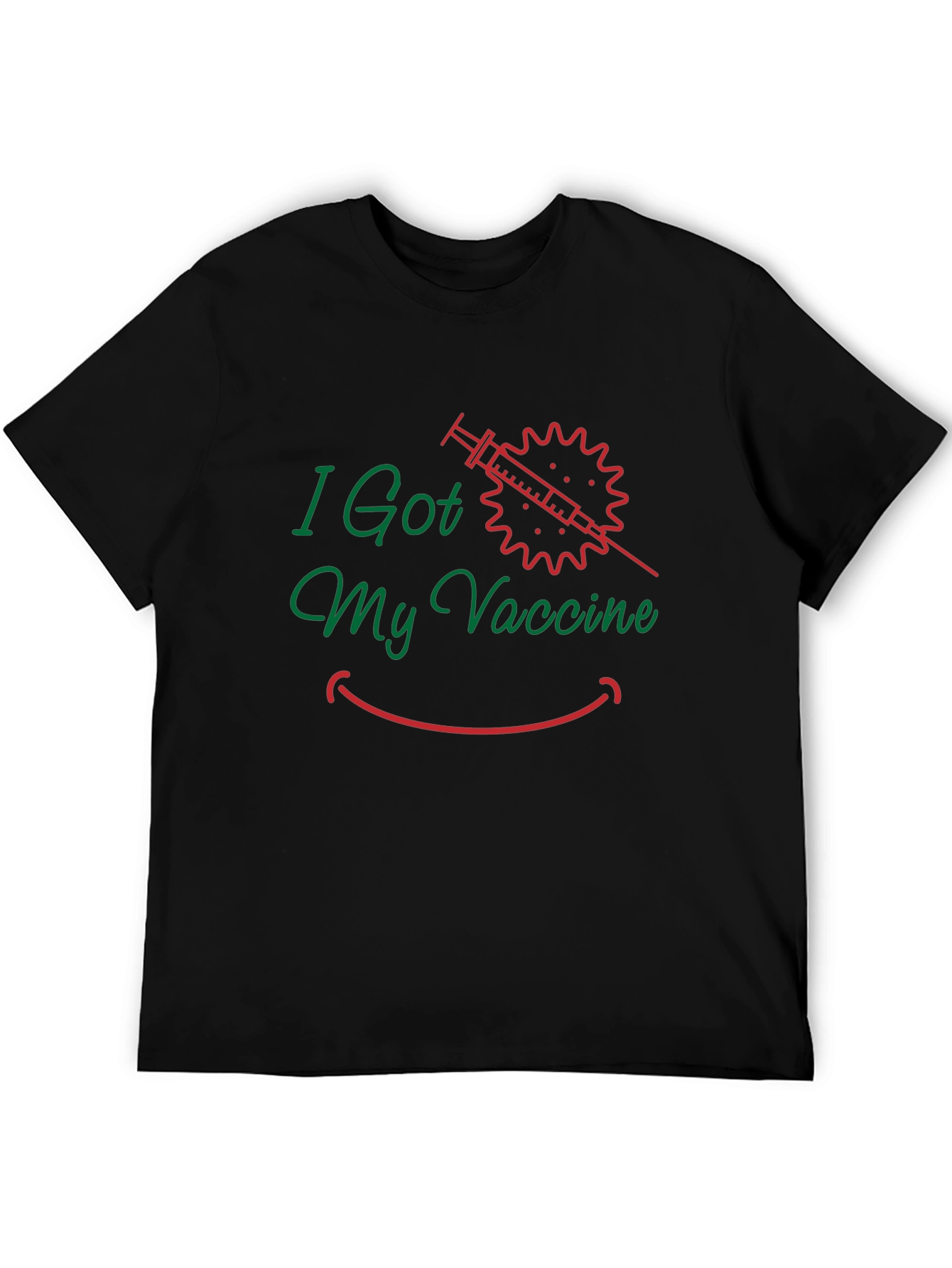 I Got My Vaccine Graphic T-Shirt - Black