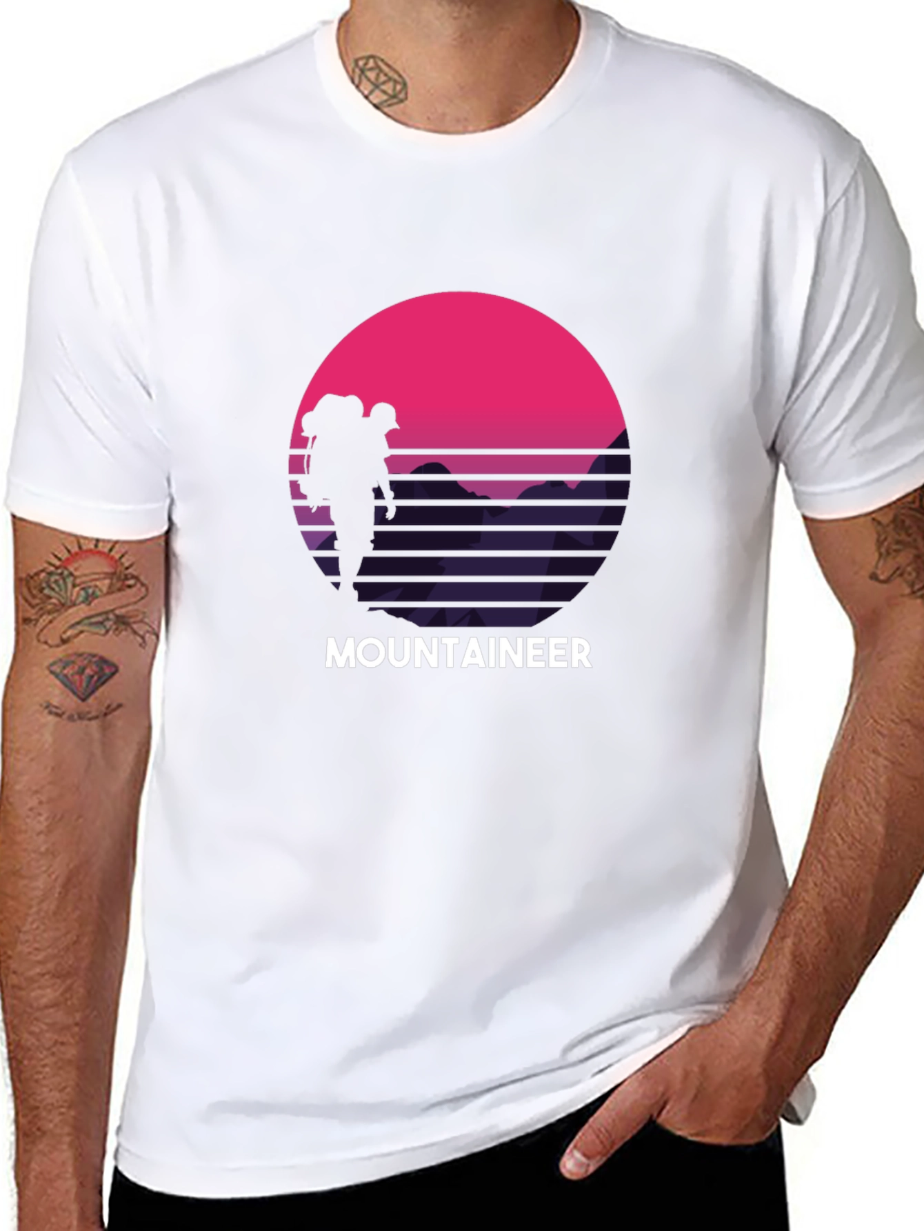 Mountaineer Retro Graphic T-Shirt