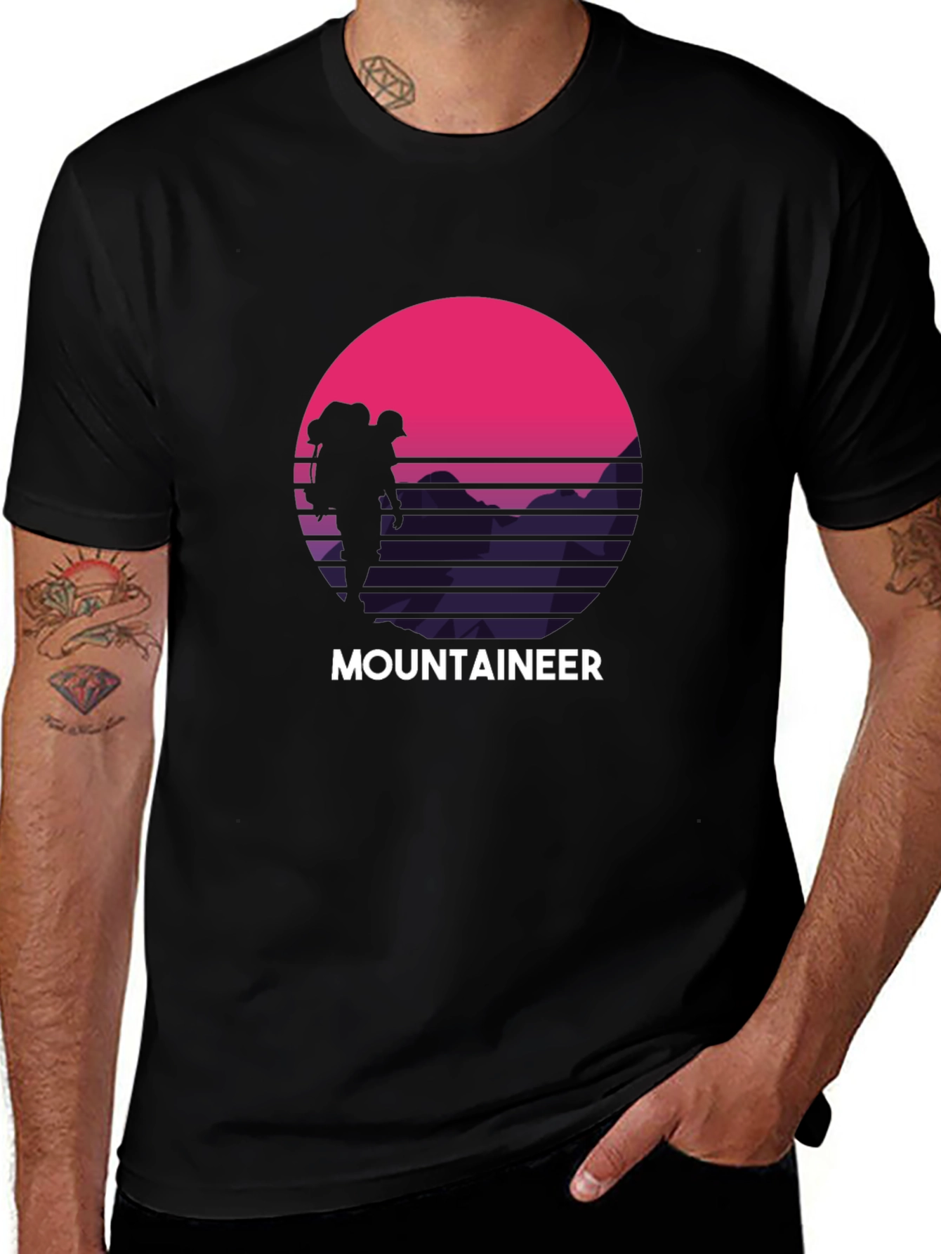 Mountaineer Retro Graphic T-Shirt