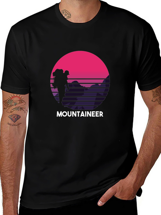 Mountaineer Retro Graphic T-Shirt