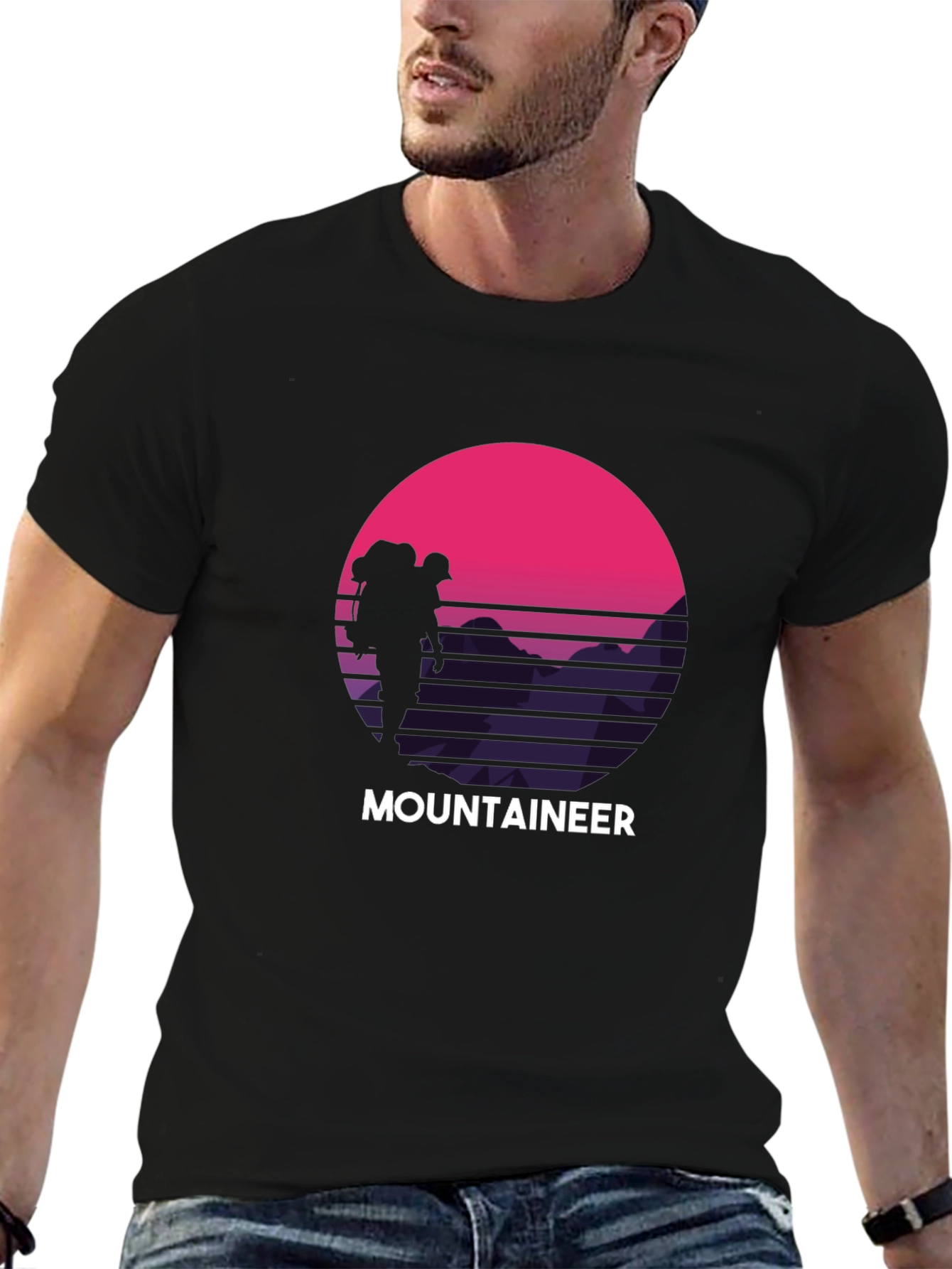 Mountaineer Retro Graphic T-Shirt