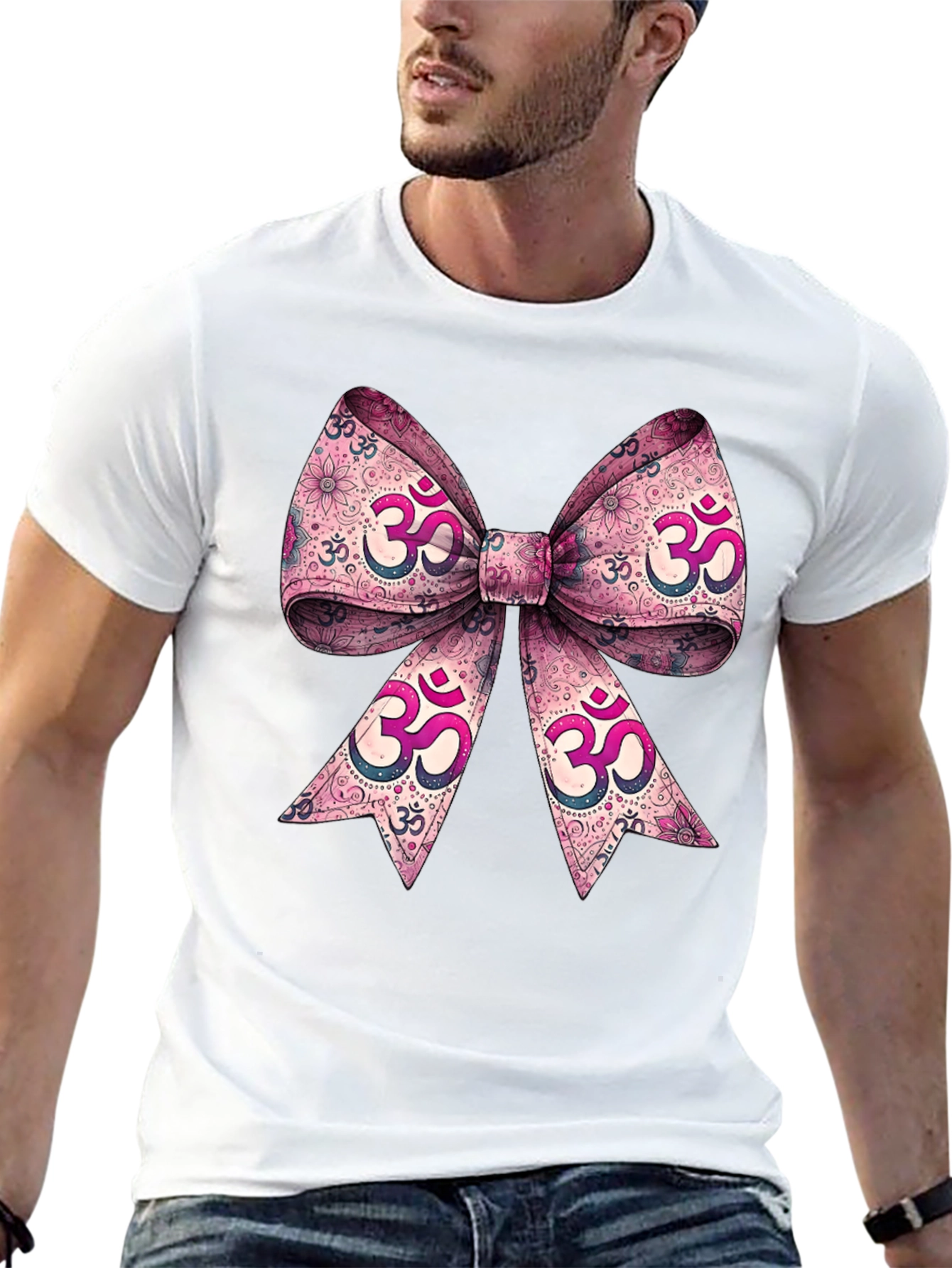Om Symbol Bow T-Shirt