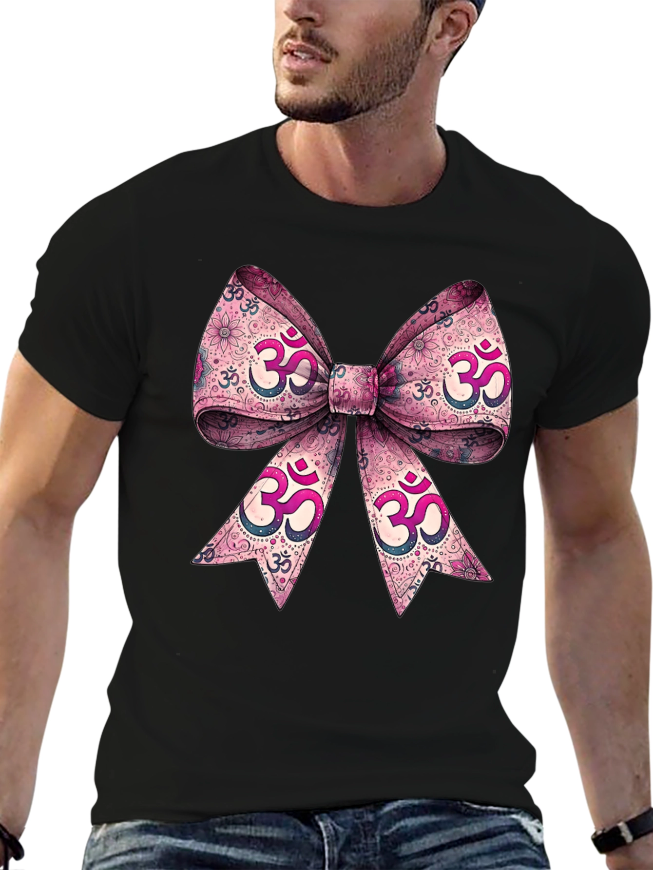 Om Symbol Bow T-Shirt
