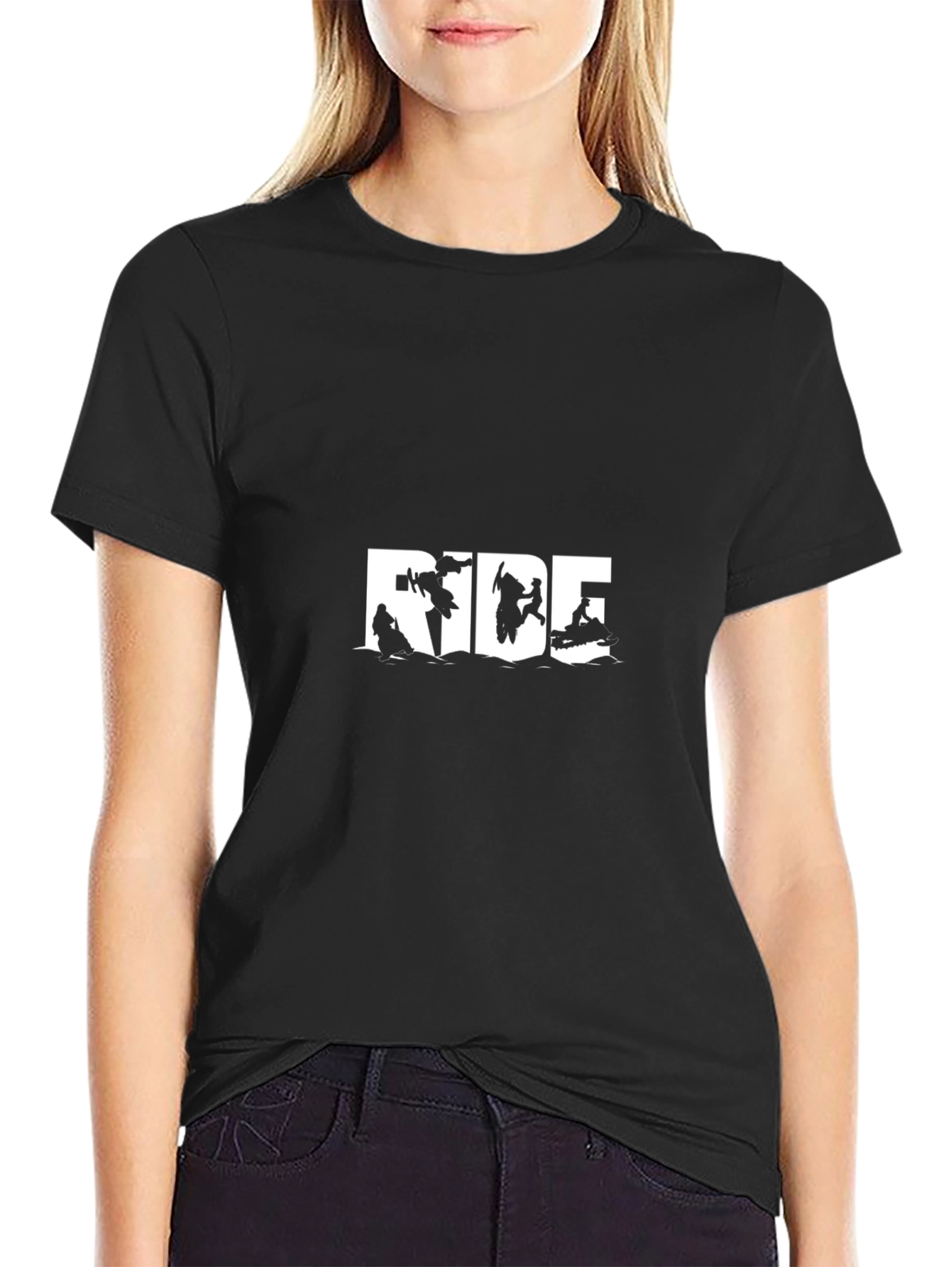Black Ride Graphic Tee - Adventure Ready