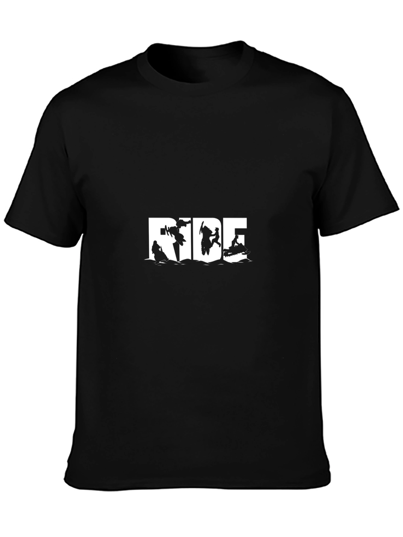 Black Ride Graphic Tee - Adventure Ready