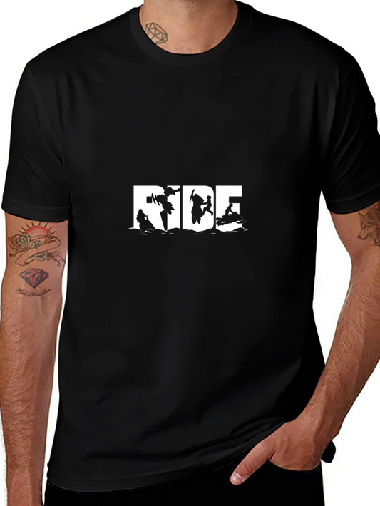Black Ride Graphic Tee - Adventure Ready