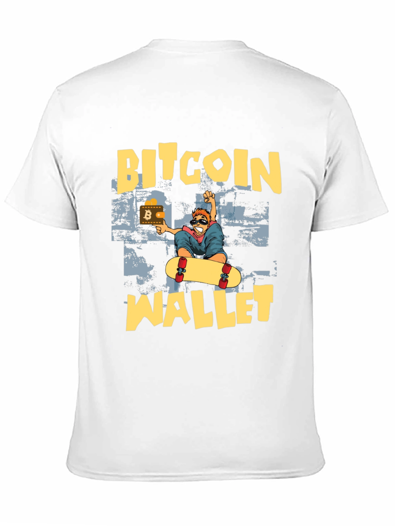 Bitcoin Wallet Skater T-Shirt