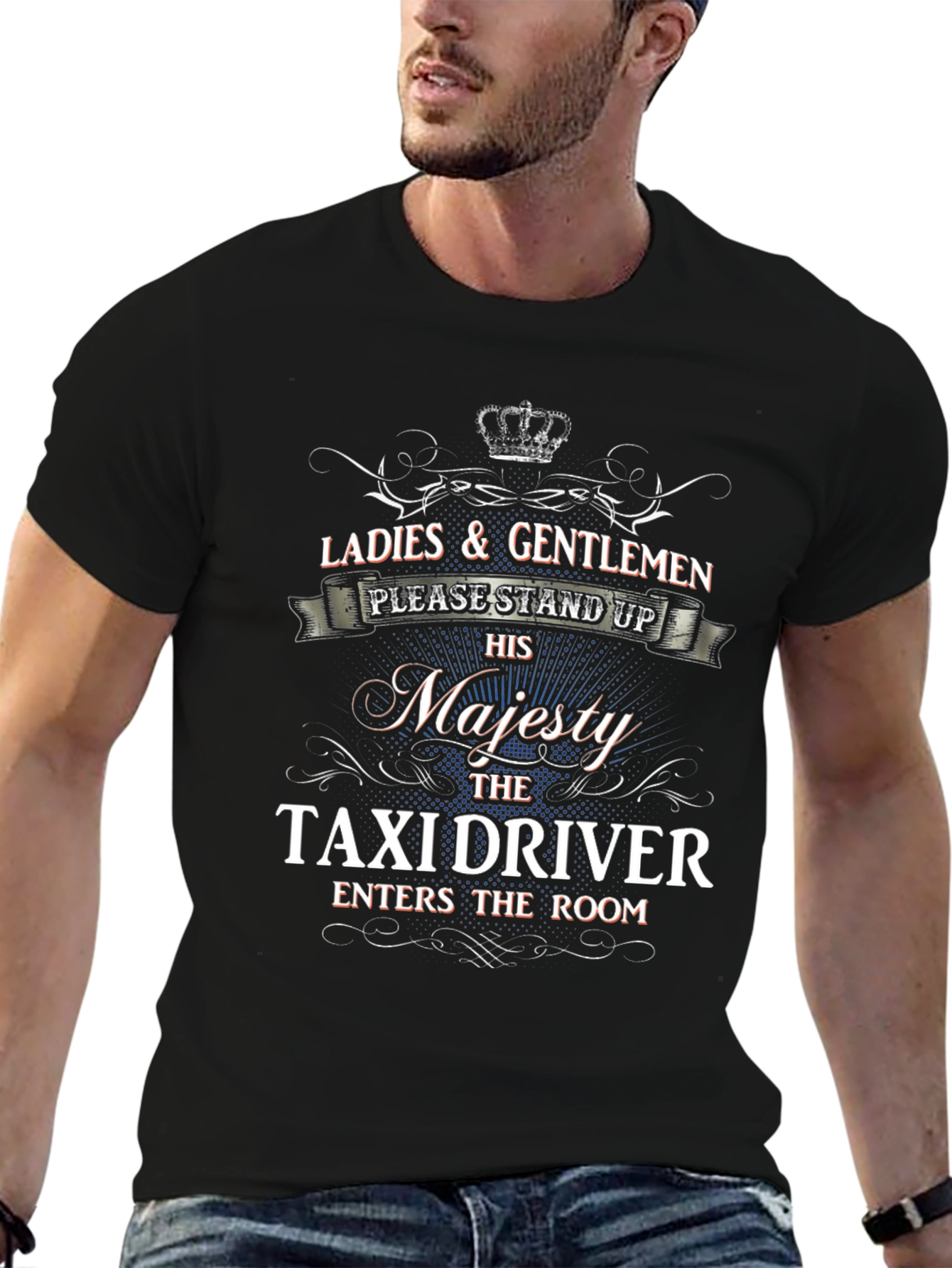 Majesty Taxi Driver Graphic T-Shirt