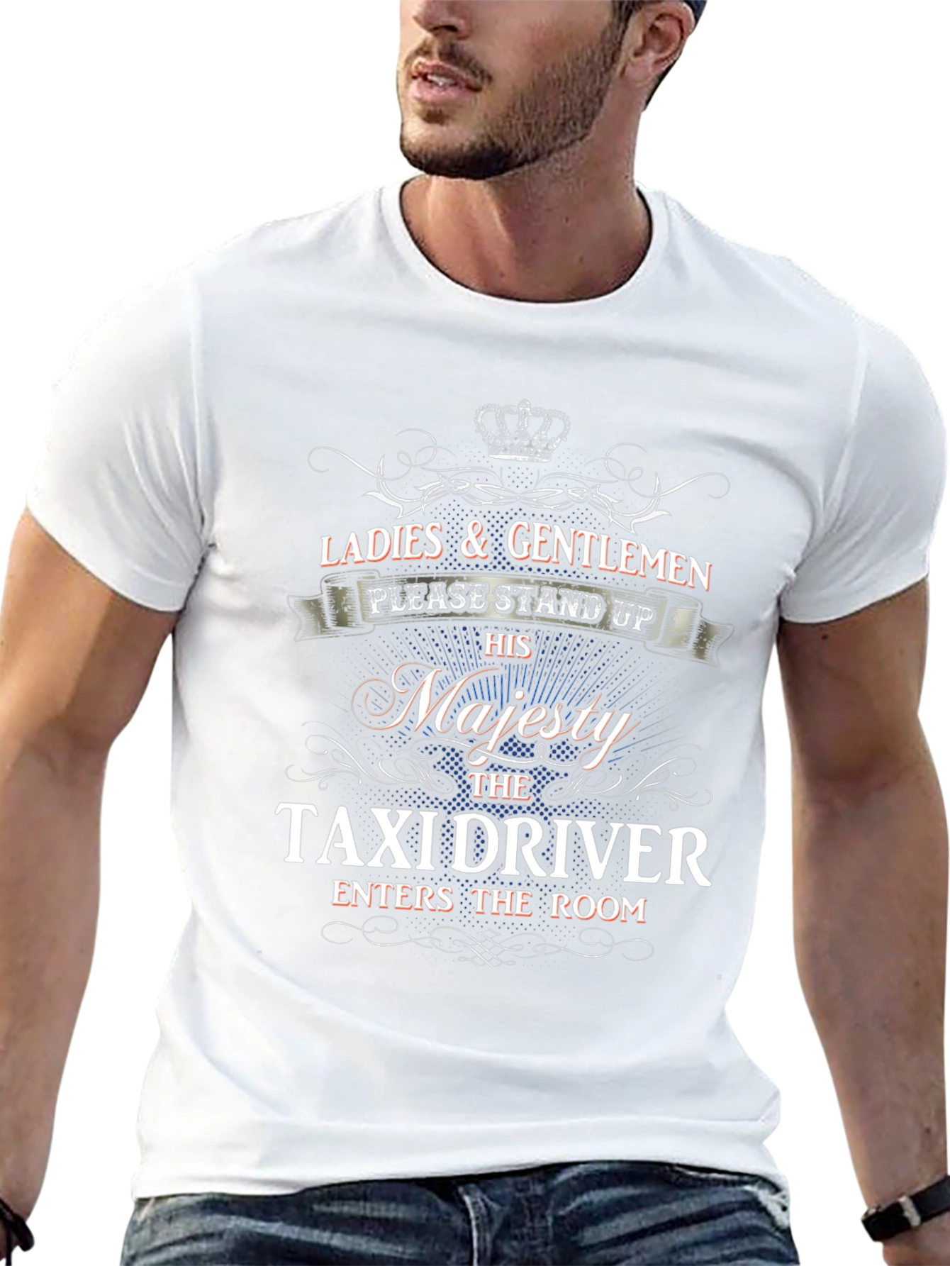 Majesty Taxi Driver Graphic T-Shirt
