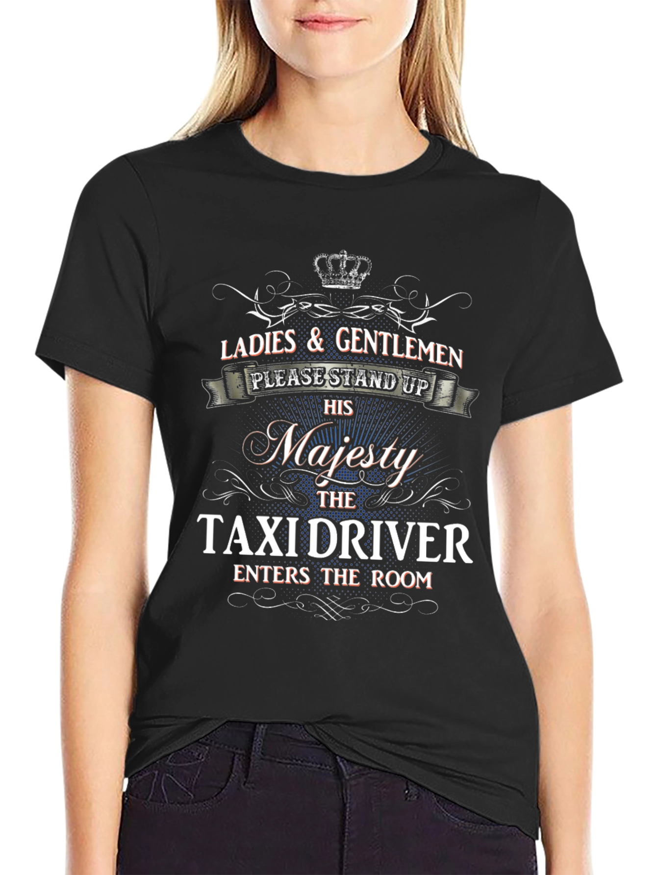 Majesty Taxi Driver Graphic T-Shirt