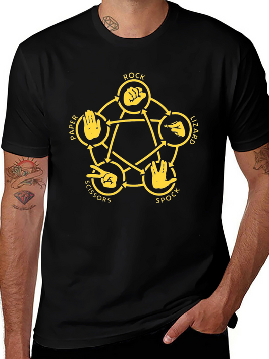 Rock Paper Scissors Lizard Spock T-Shirt