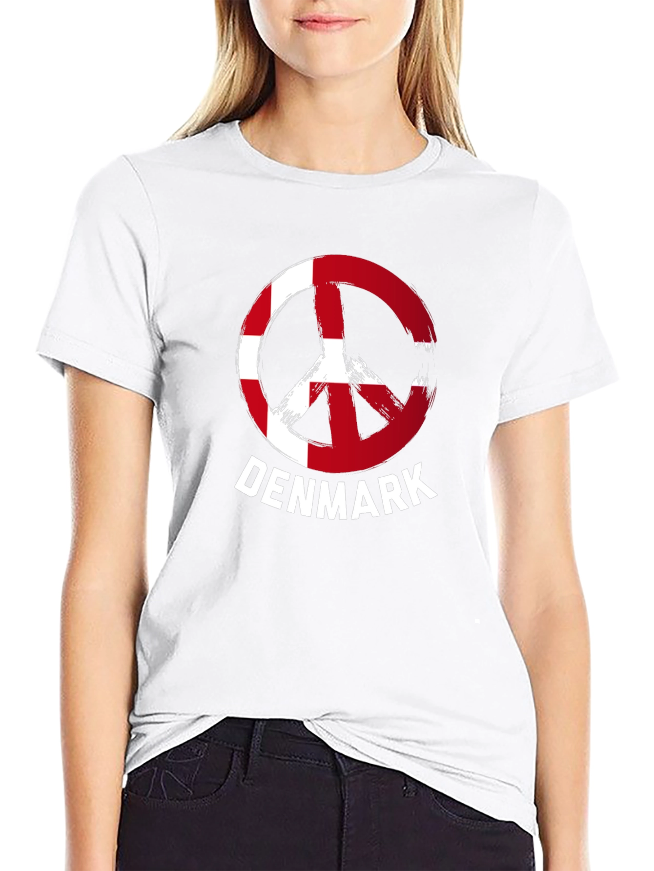 Denmark Peace Sign T-Shirt