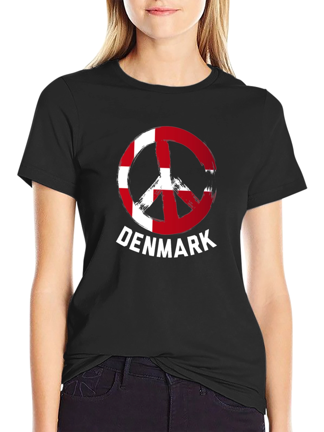 Denmark Peace Sign T-Shirt