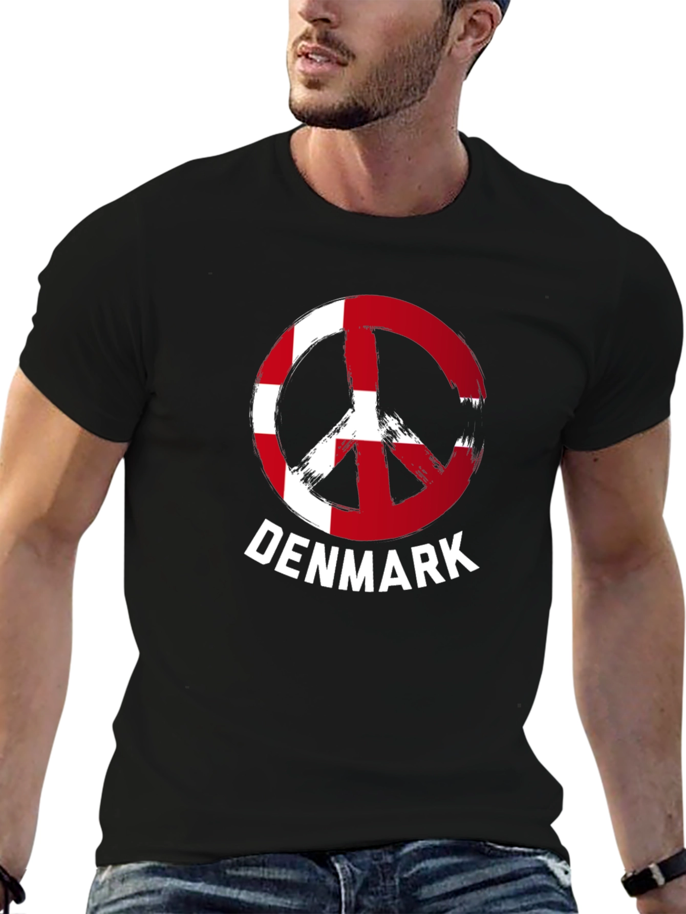 Denmark Peace Sign T-Shirt