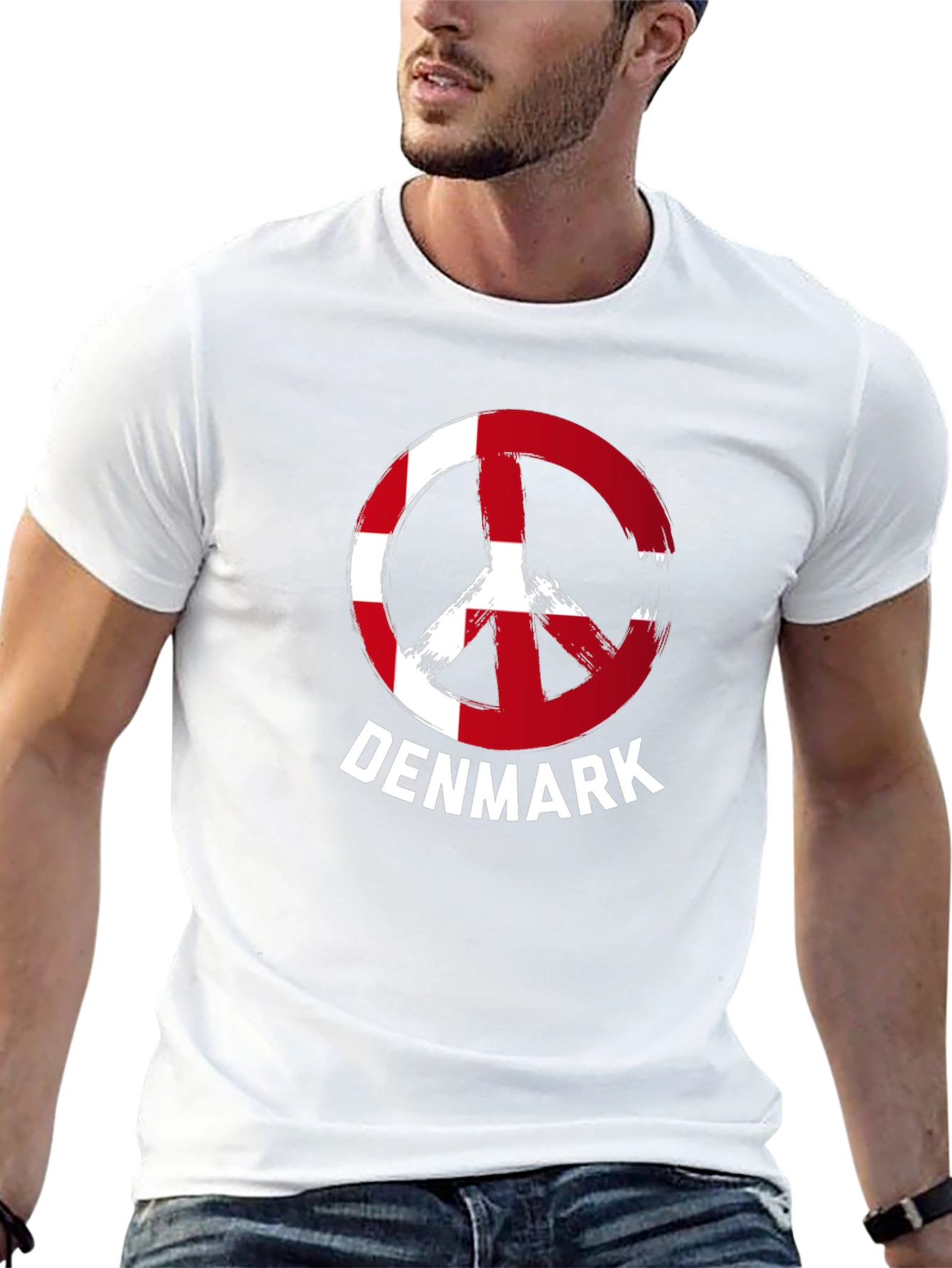 Denmark Peace Sign T-Shirt