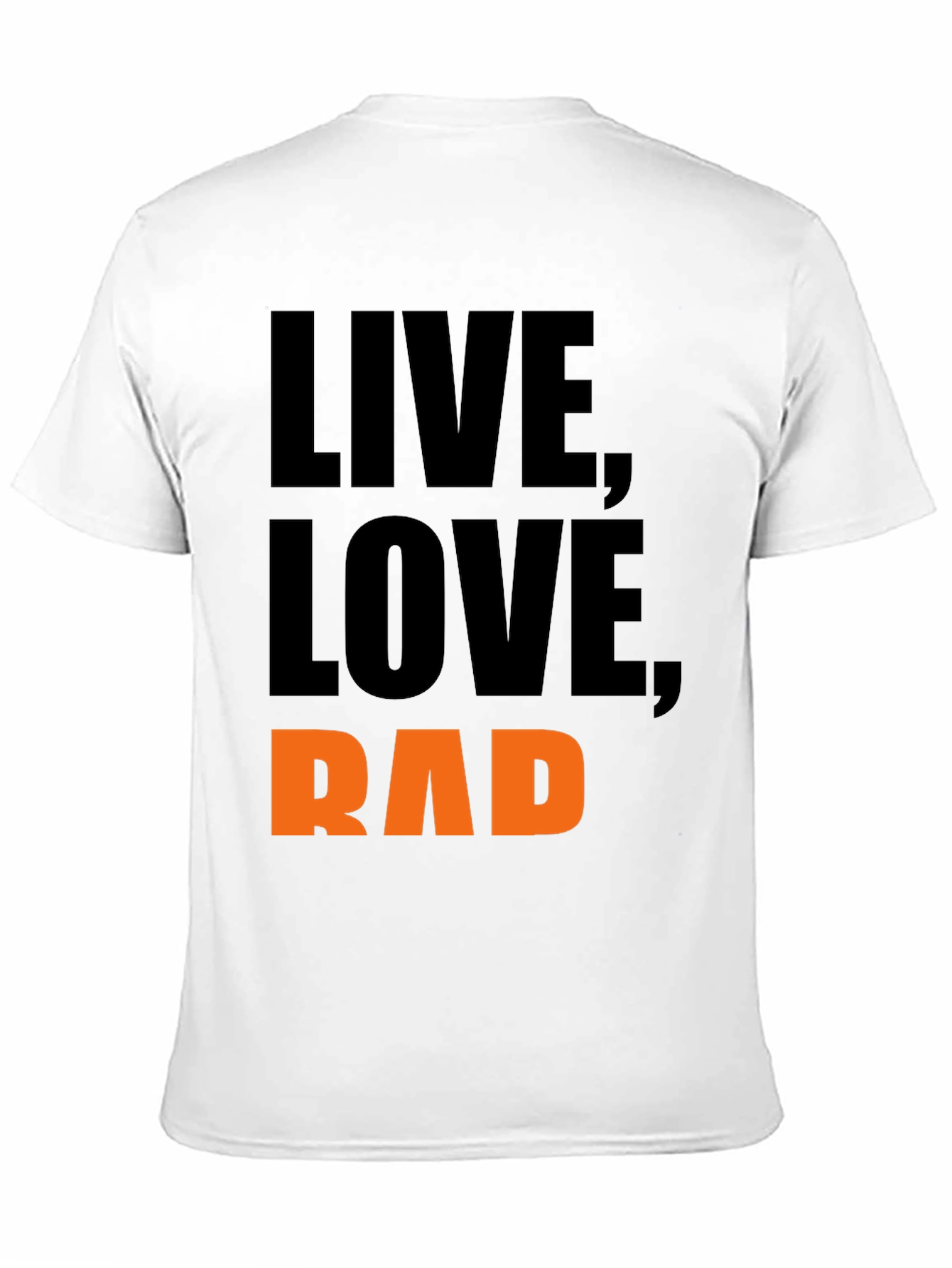 Live Love Rad Black T-Shirt