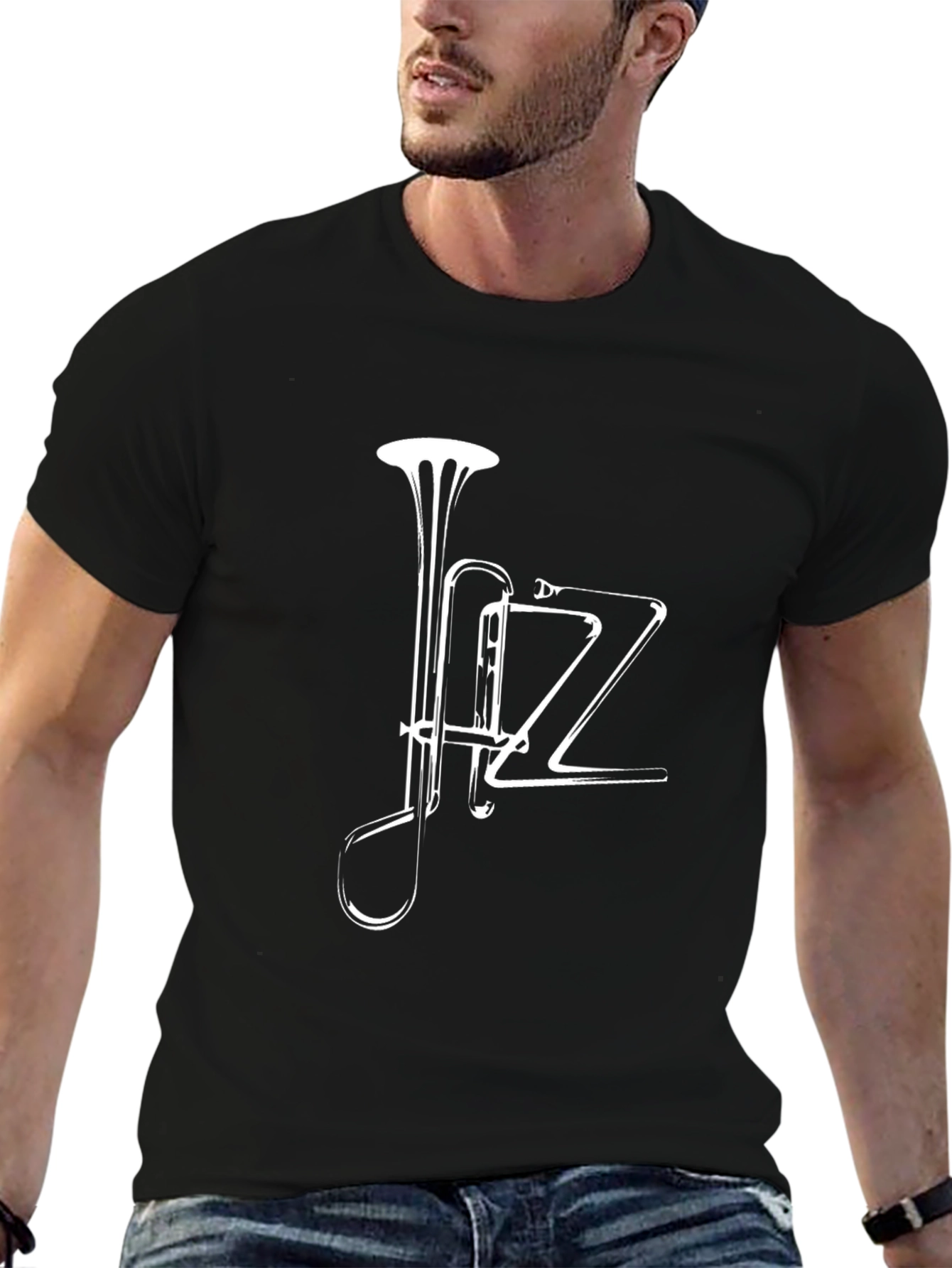 Jazz Trombone Graphic Tee