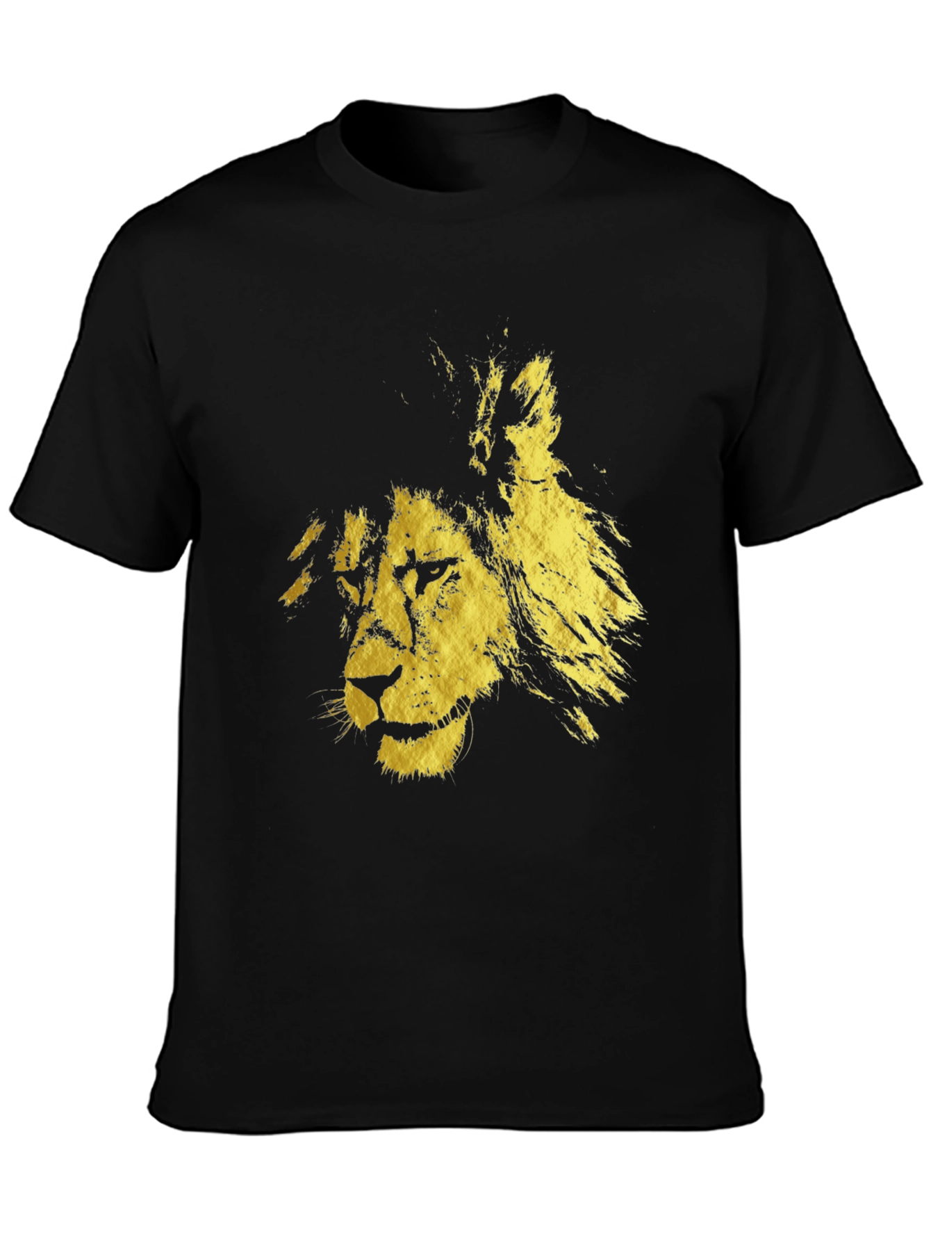 Black Lion Graphic Tee - Bold & Stylish