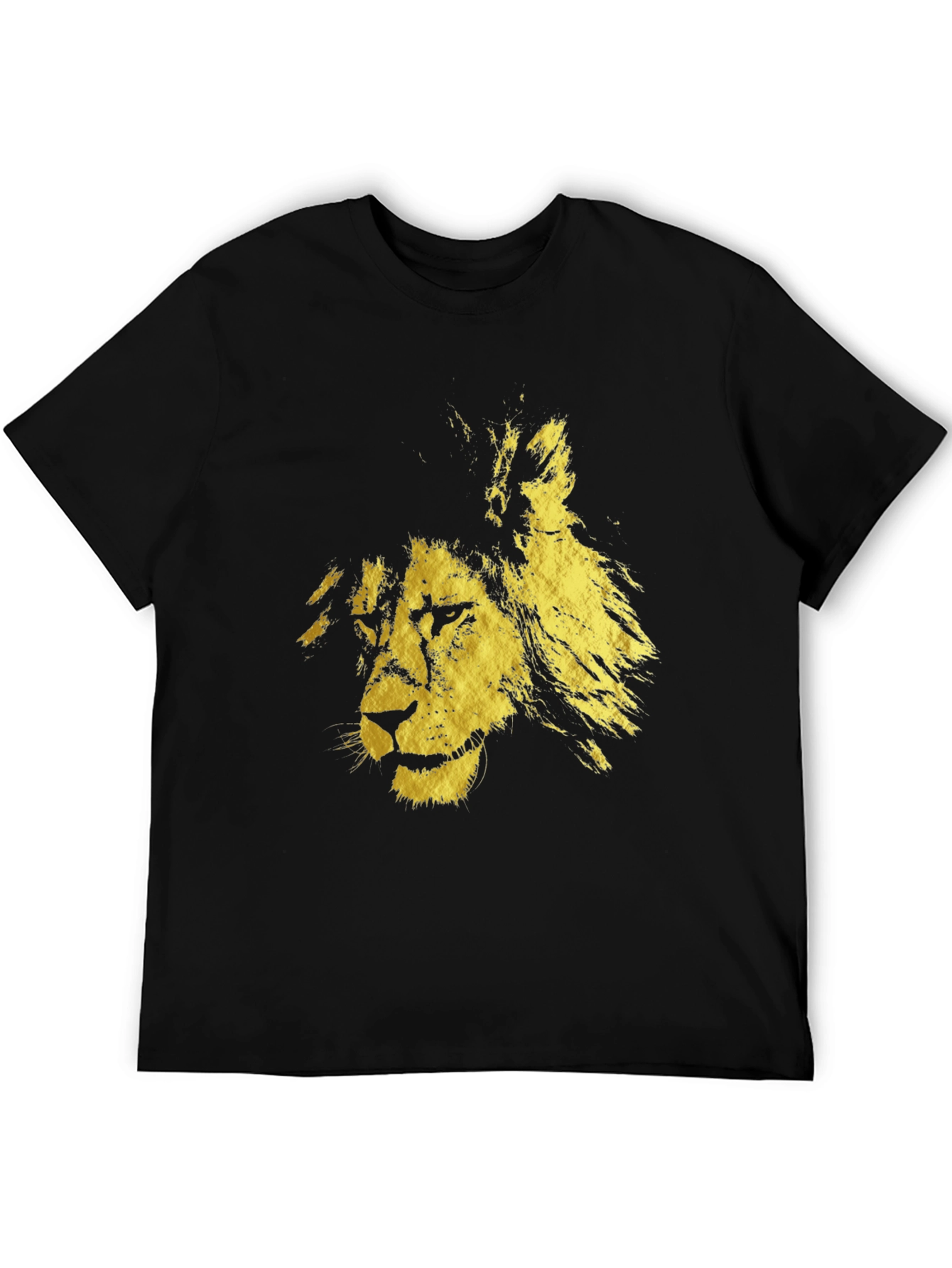 Black Lion Graphic Tee - Bold & Stylish