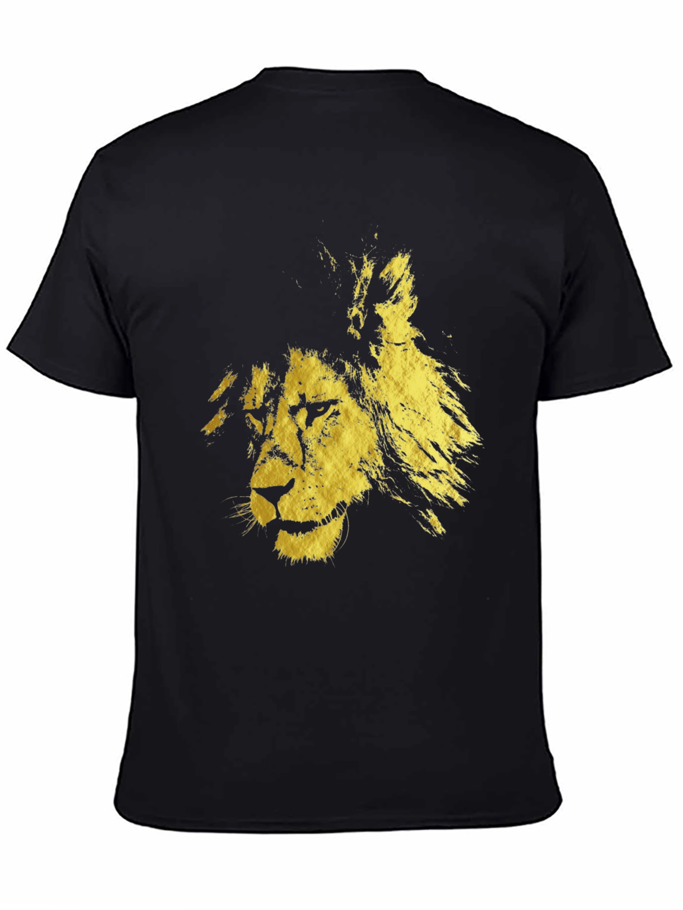 Black Lion Graphic Tee - Bold & Stylish