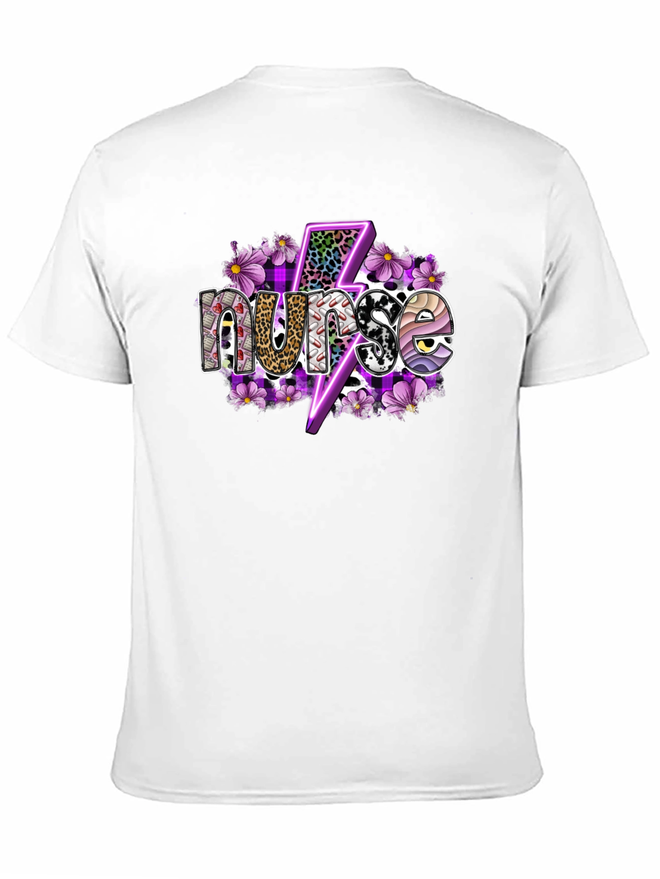 Nurse Lightning Bolt Graphic T-Shirt