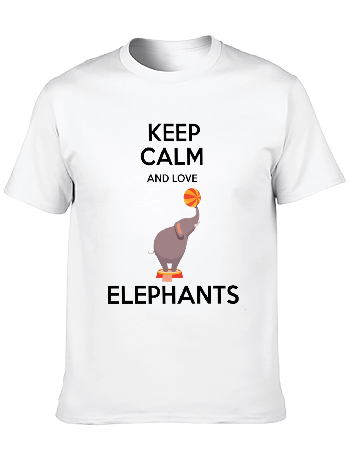Keep Calm Love Elephants T-Shirt
