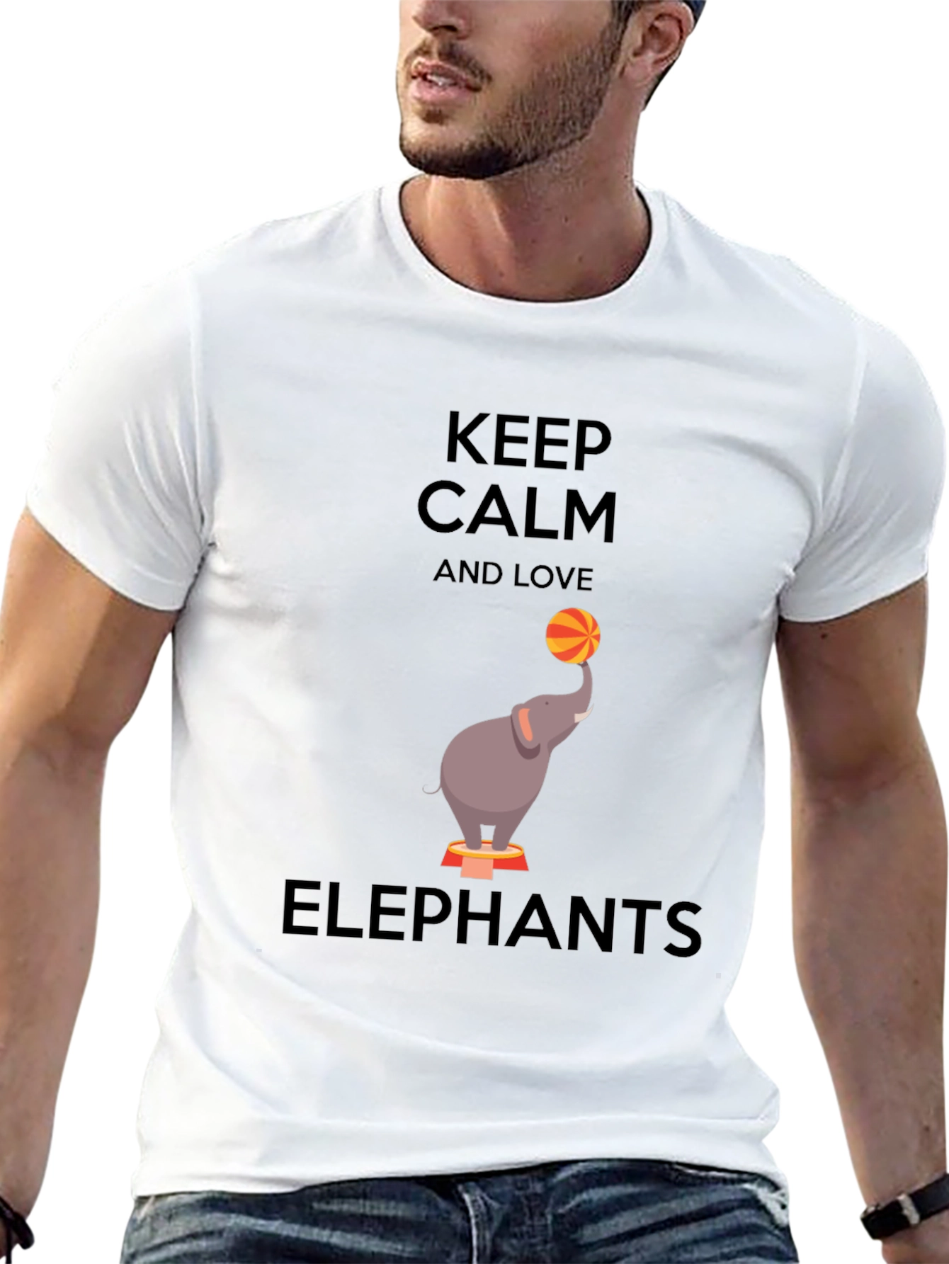 Keep Calm Love Elephants T-Shirt