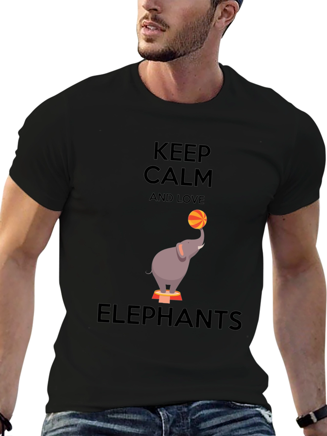 Keep Calm Love Elephants T-Shirt
