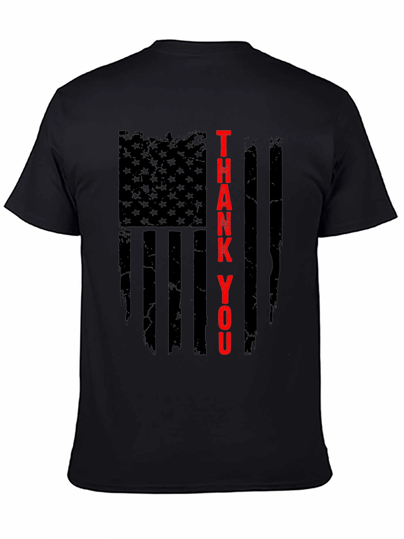 Thank You USA Flag Graphic T-Shirt
