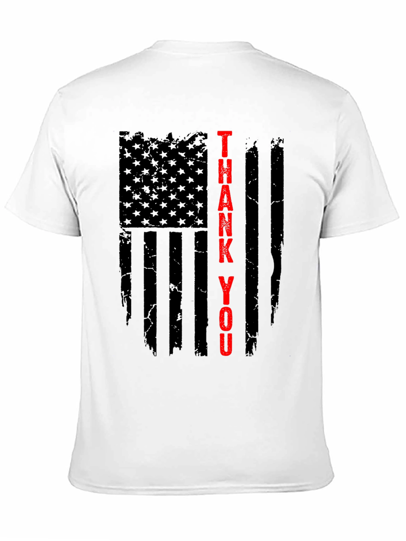 Thank You USA Flag Graphic T-Shirt