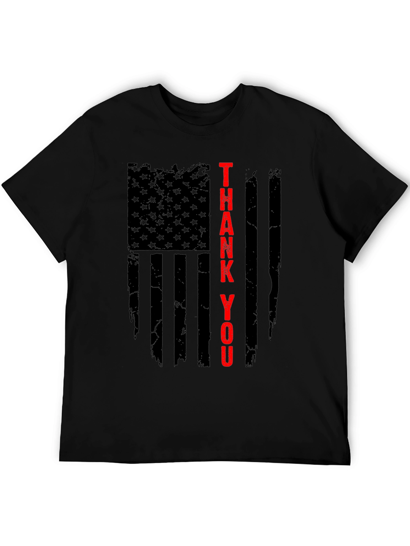 Thank You USA Flag Graphic T-Shirt