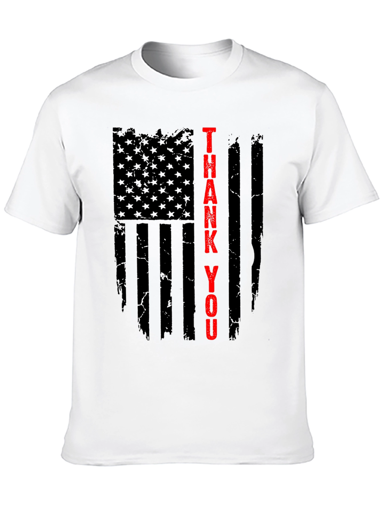 Thank You USA Flag Graphic T-Shirt