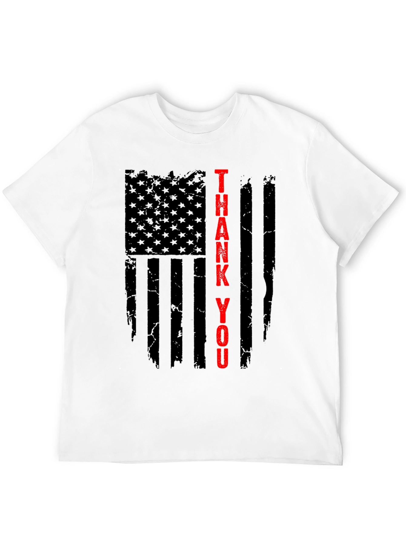 Thank You USA Flag Graphic T-Shirt