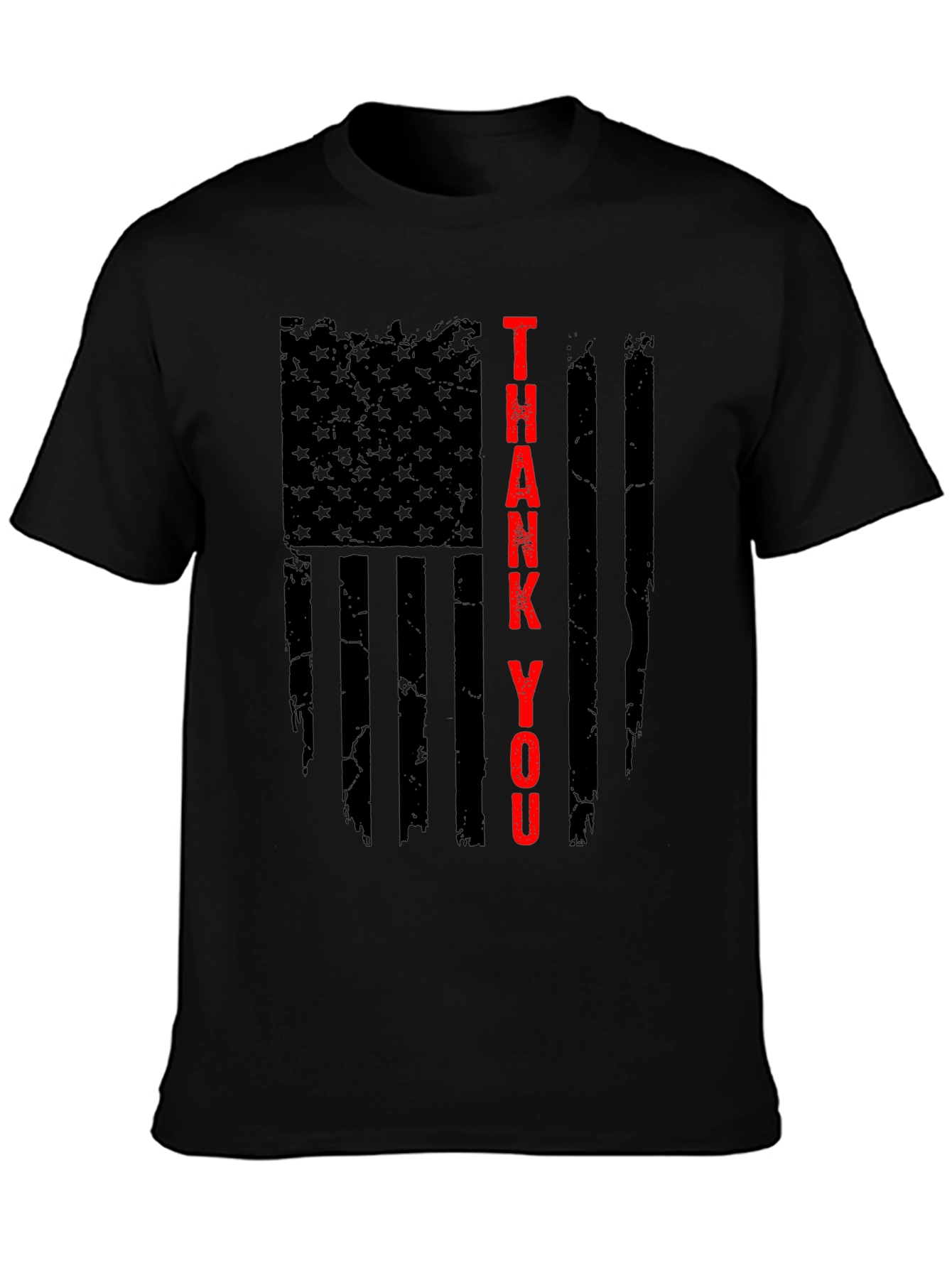 Thank You USA Flag Graphic T-Shirt