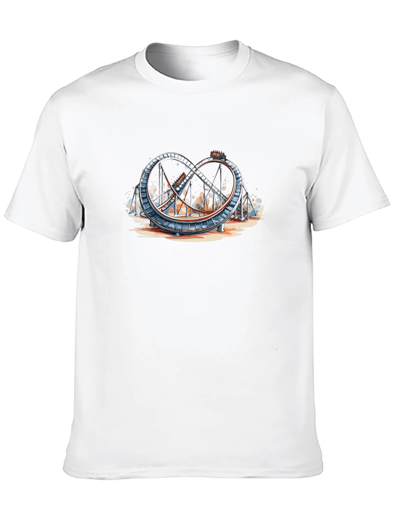 Roller Coaster Graphic Tee - Thrill Ride Apparel