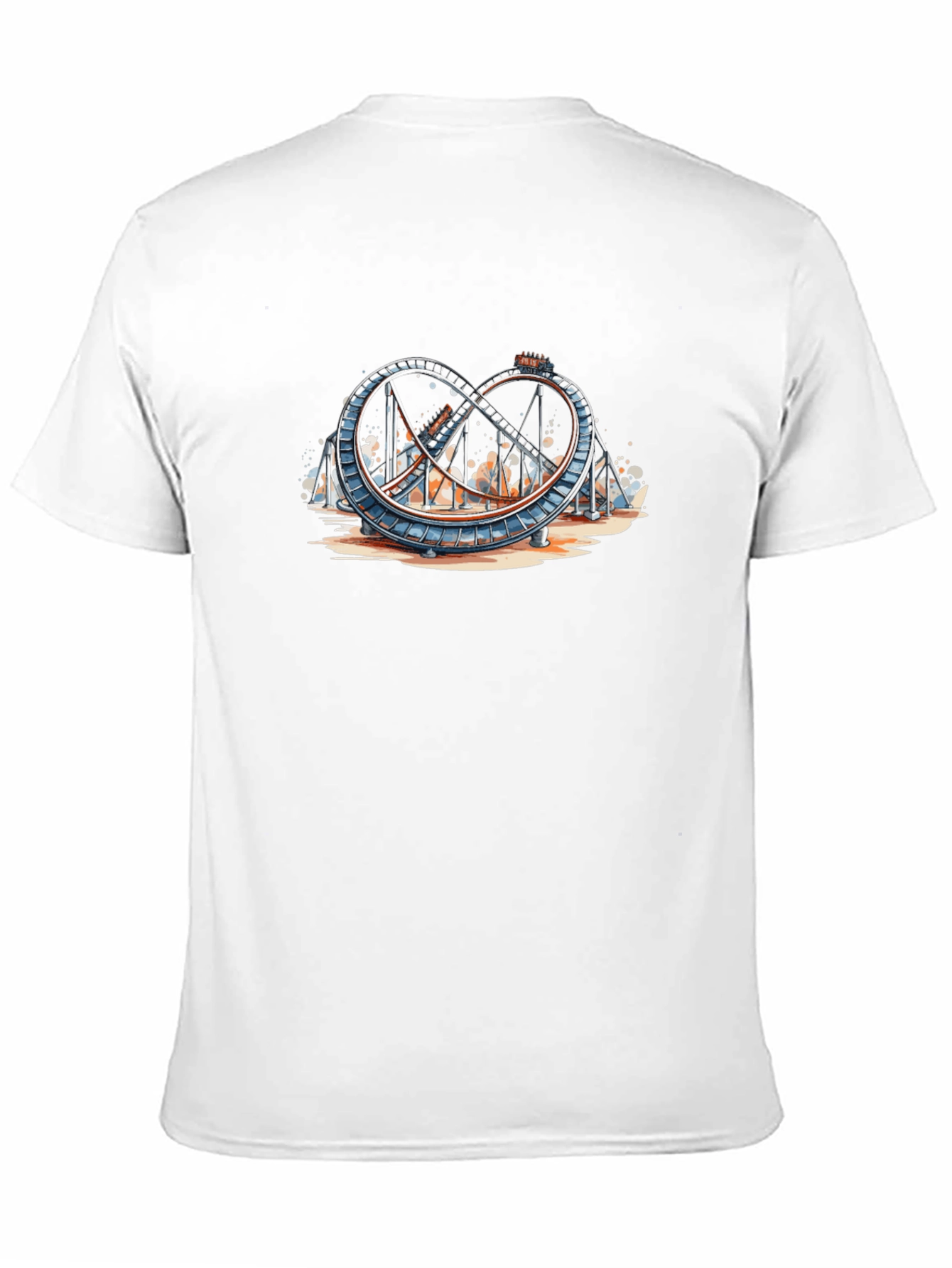 Roller Coaster Graphic Tee - Thrill Ride Apparel