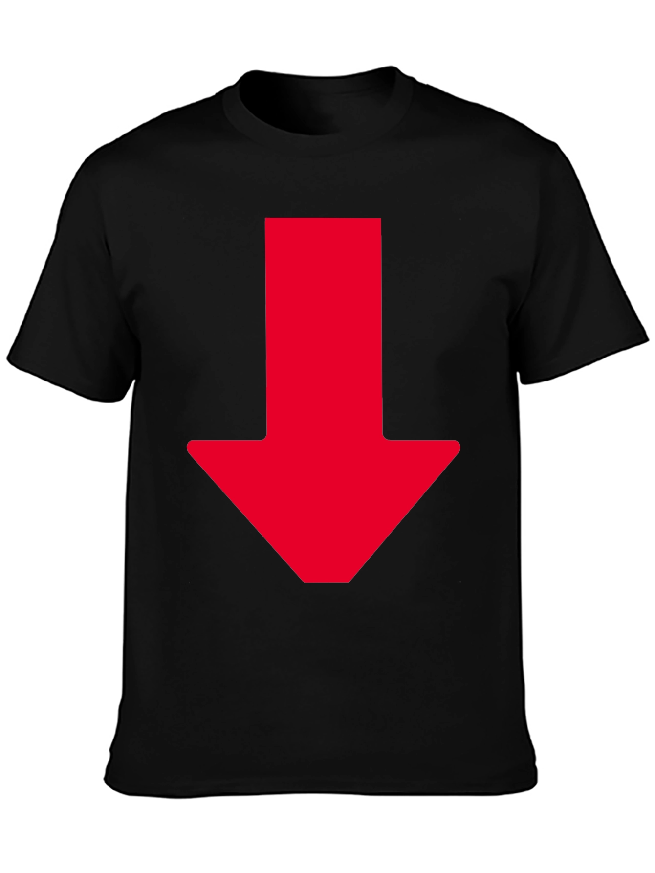 Red Arrow Graphic Tee - Down Direction Shirt