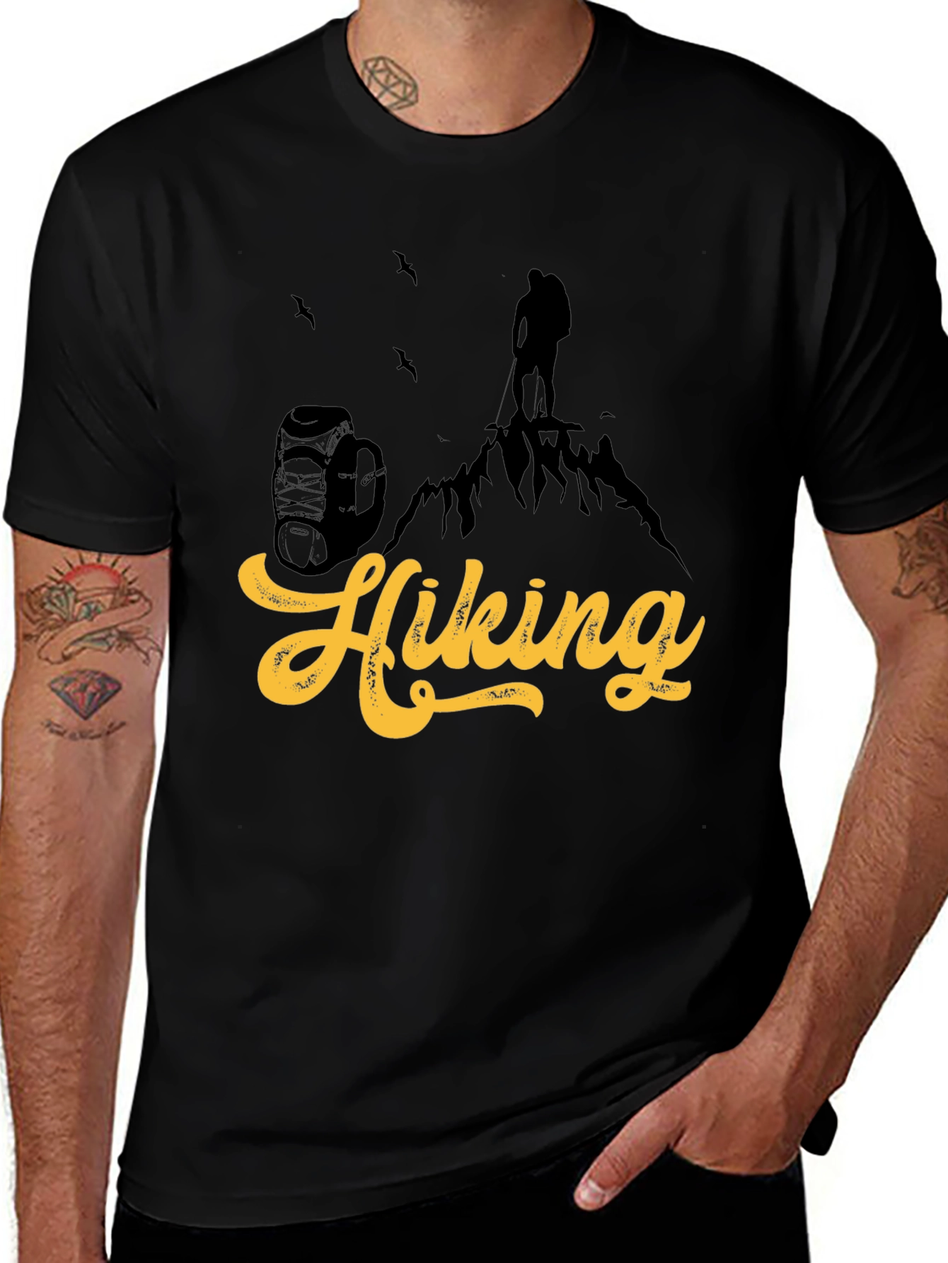 Hiking Graphic Tee - Adventure Awaits!
