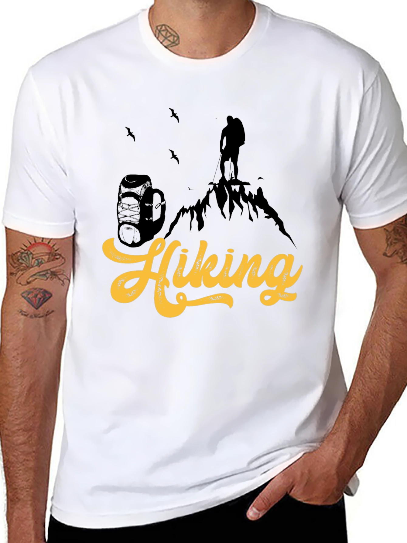 Hiking Graphic Tee - Adventure Awaits!