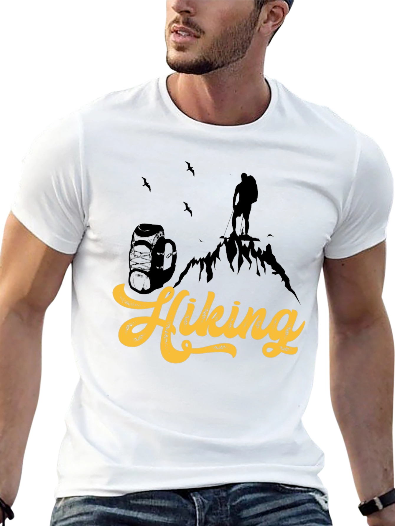 Hiking Graphic Tee - Adventure Awaits!